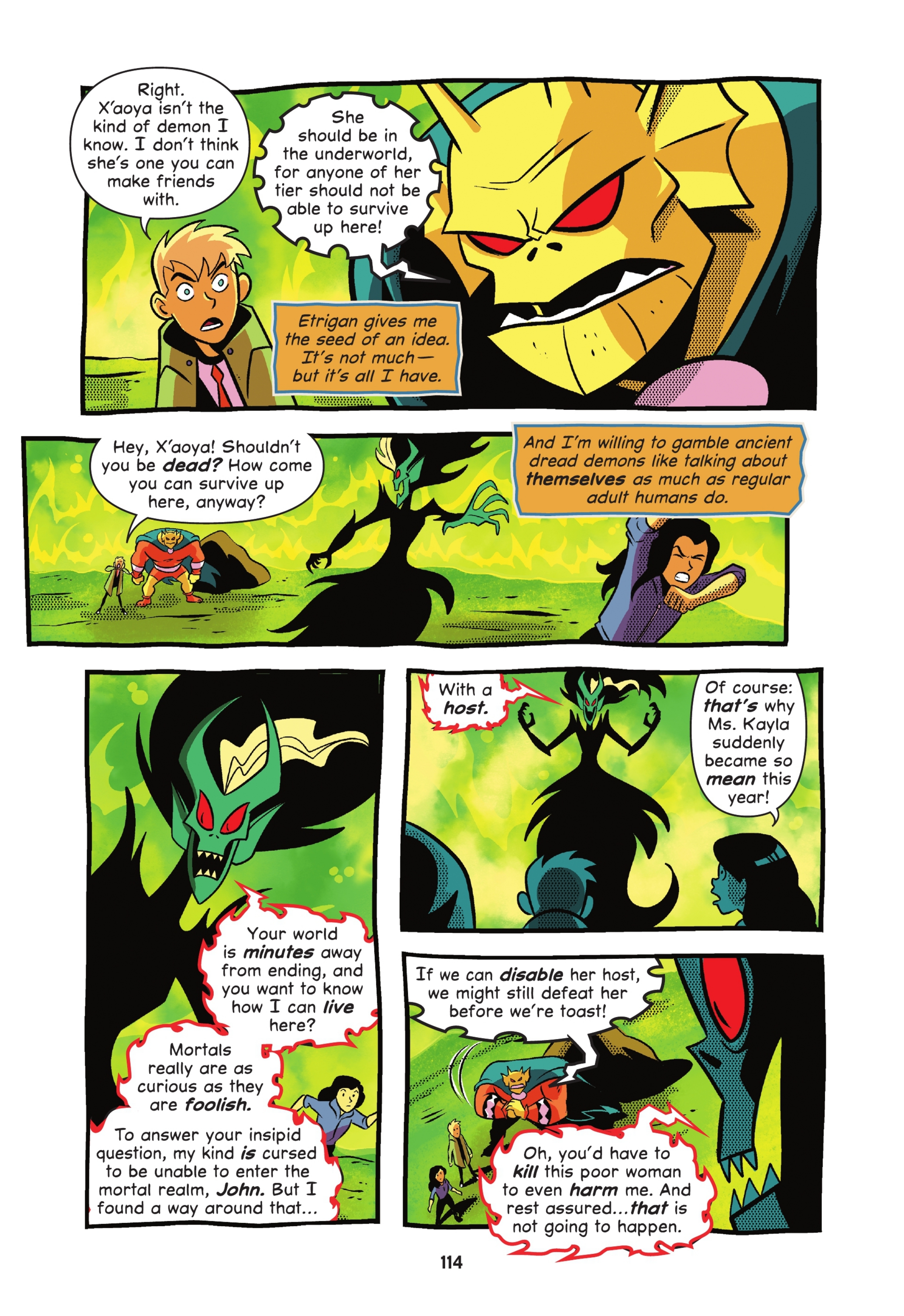 The Mystery of the Meanest Teacher: A Johnny Constantine (2021) issue 1 - Page 112