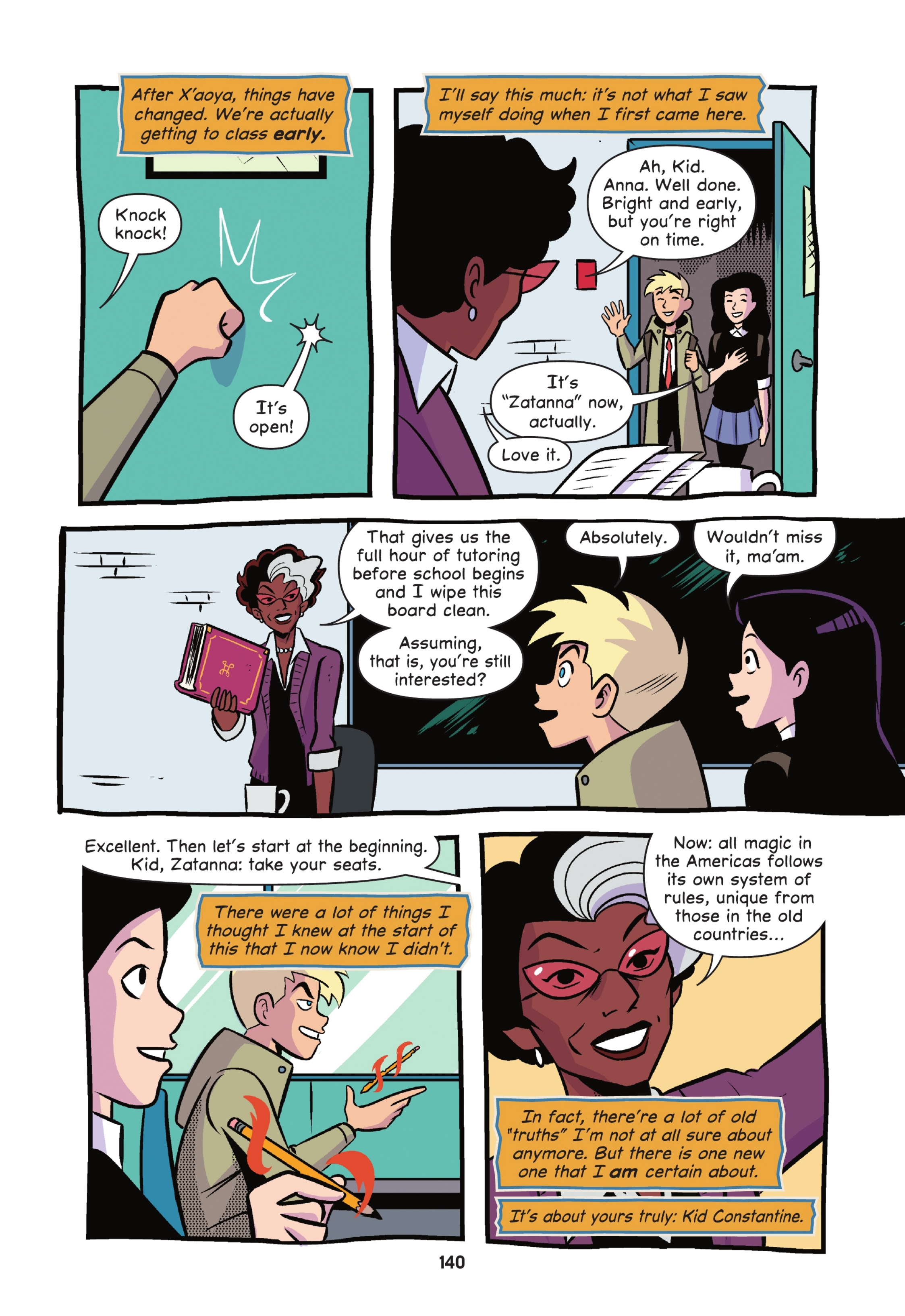 The Mystery of the Meanest Teacher: A Johnny Constantine (2021) issue 1 - Page 137