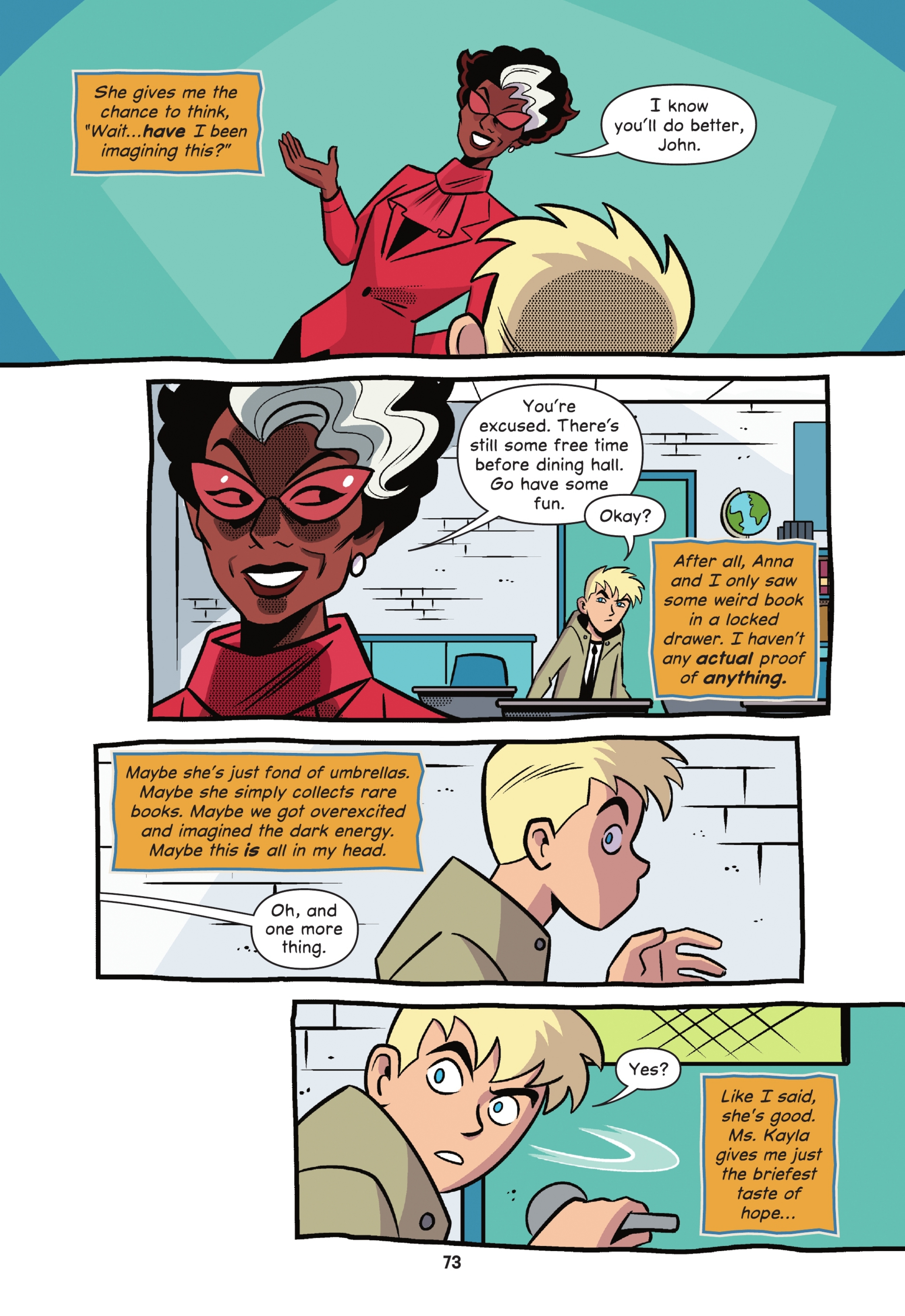 The Mystery of the Meanest Teacher: A Johnny Constantine (2021) issue 1 - Page 71