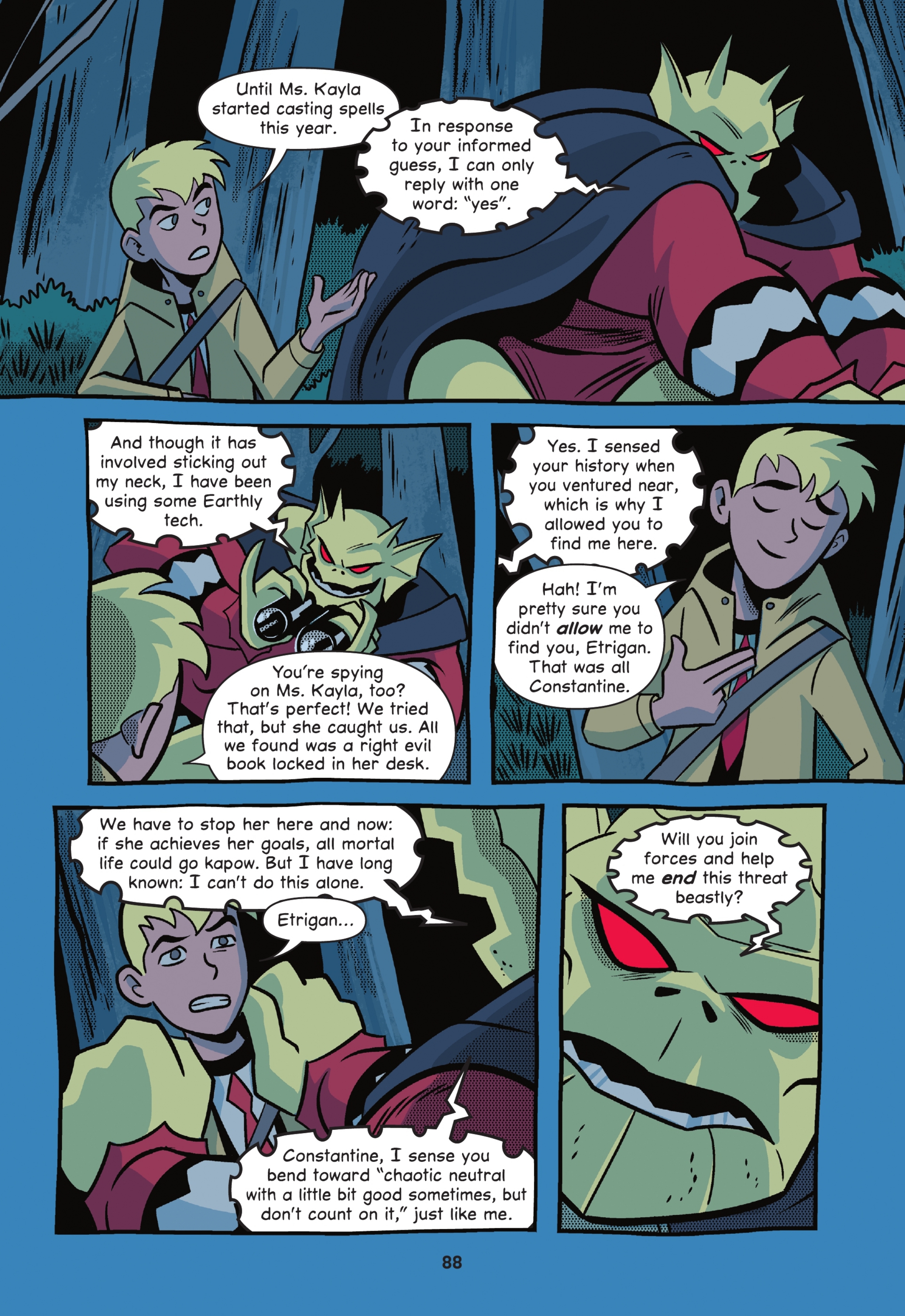 The Mystery of the Meanest Teacher: A Johnny Constantine (2021) issue 1 - Page 86