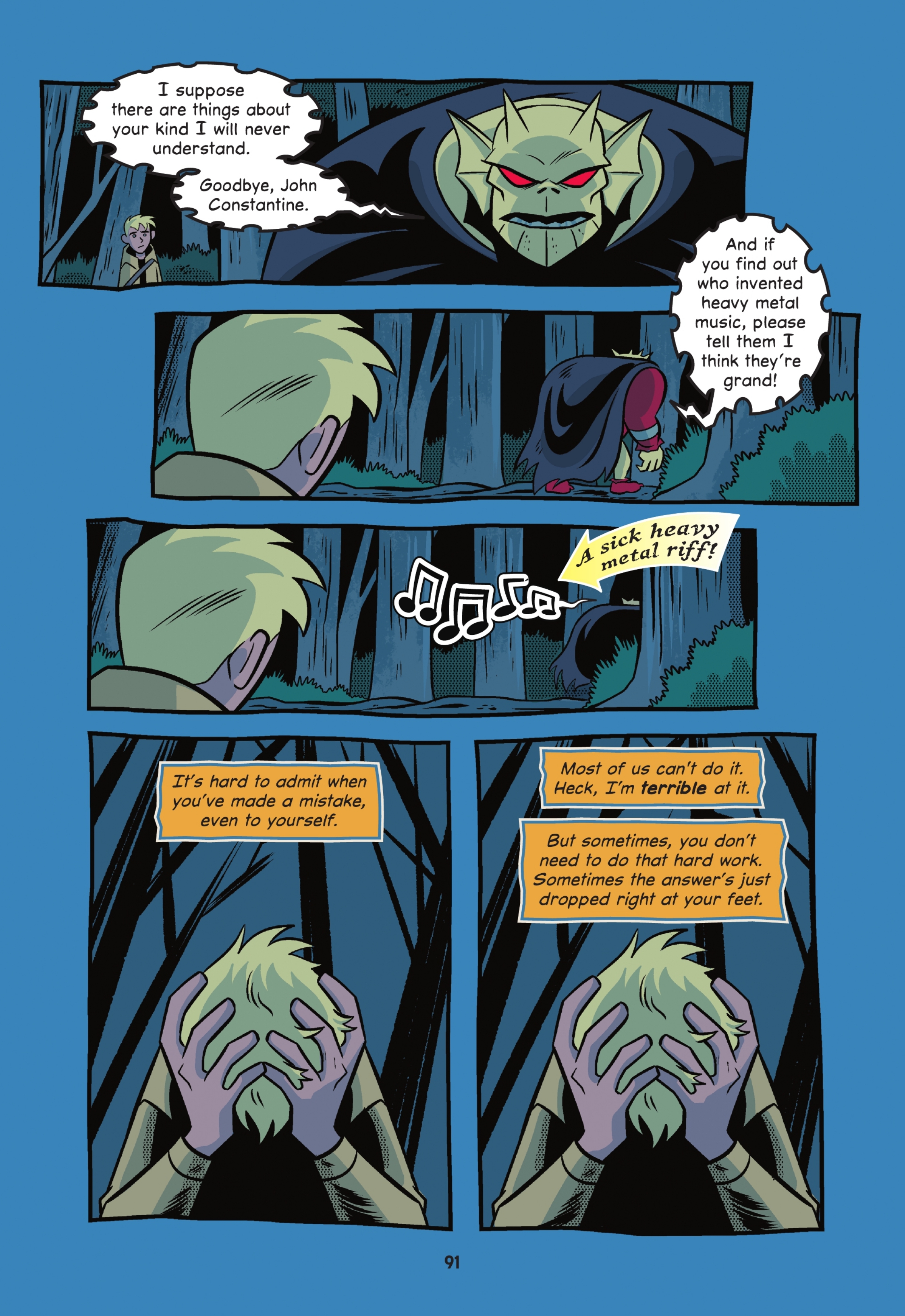 The Mystery of the Meanest Teacher: A Johnny Constantine (2021) issue 1 - Page 89