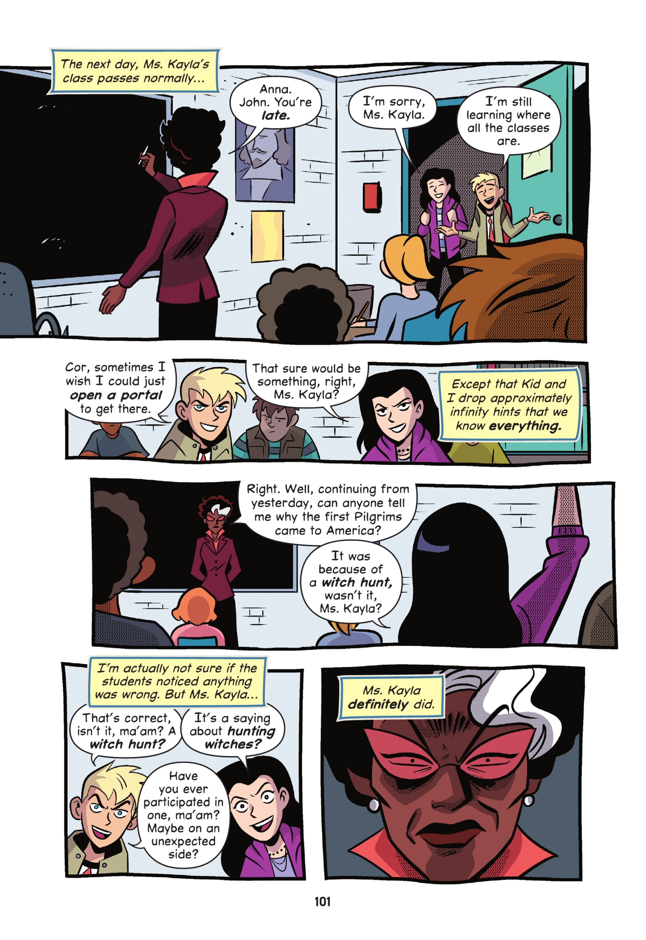 The Mystery of the Meanest Teacher: A Johnny Constantine (2021) issue 1 - Page 99