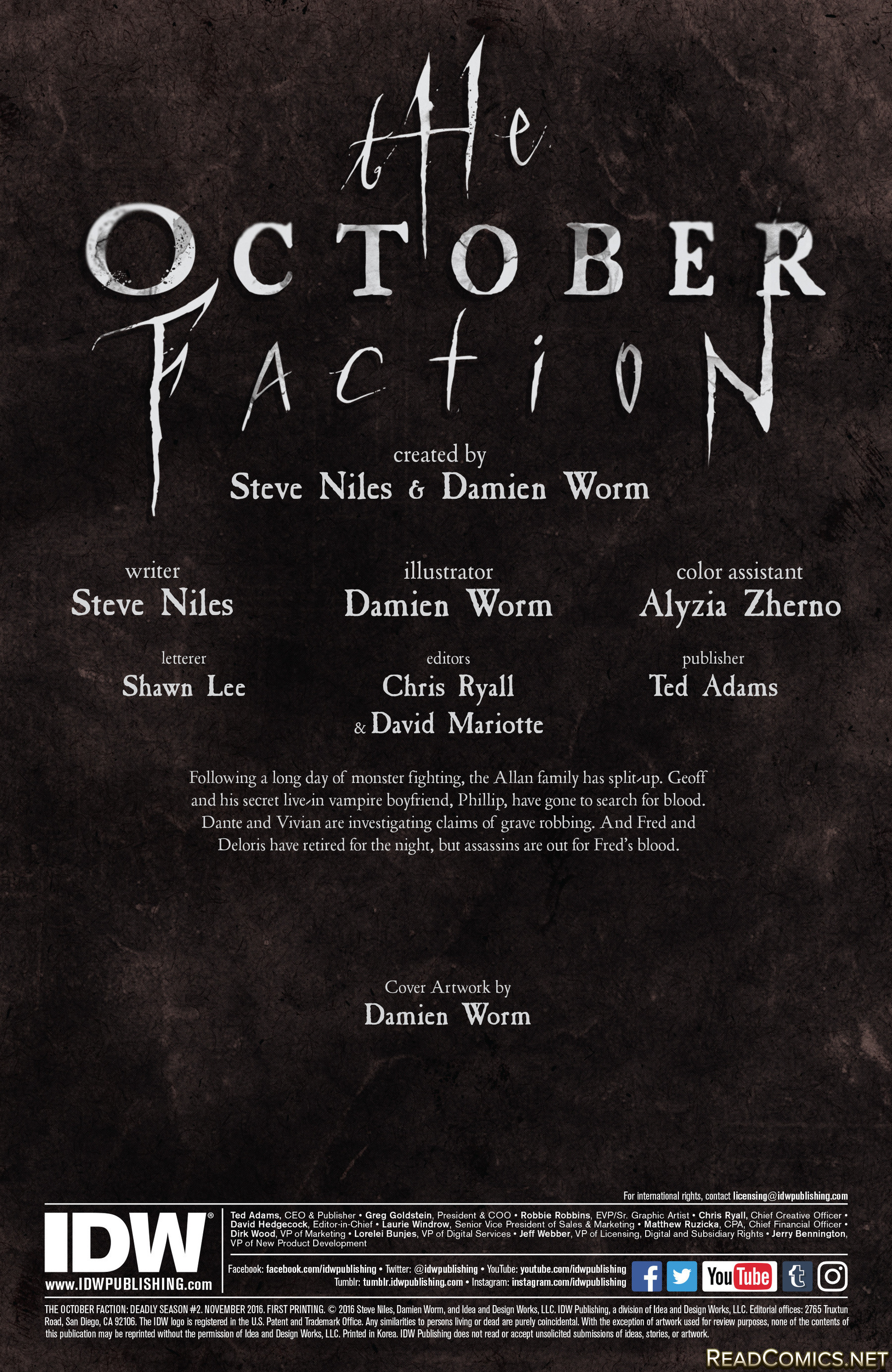 The October Faction: Deadly Season (2016-): Chapter 2 - Page 2