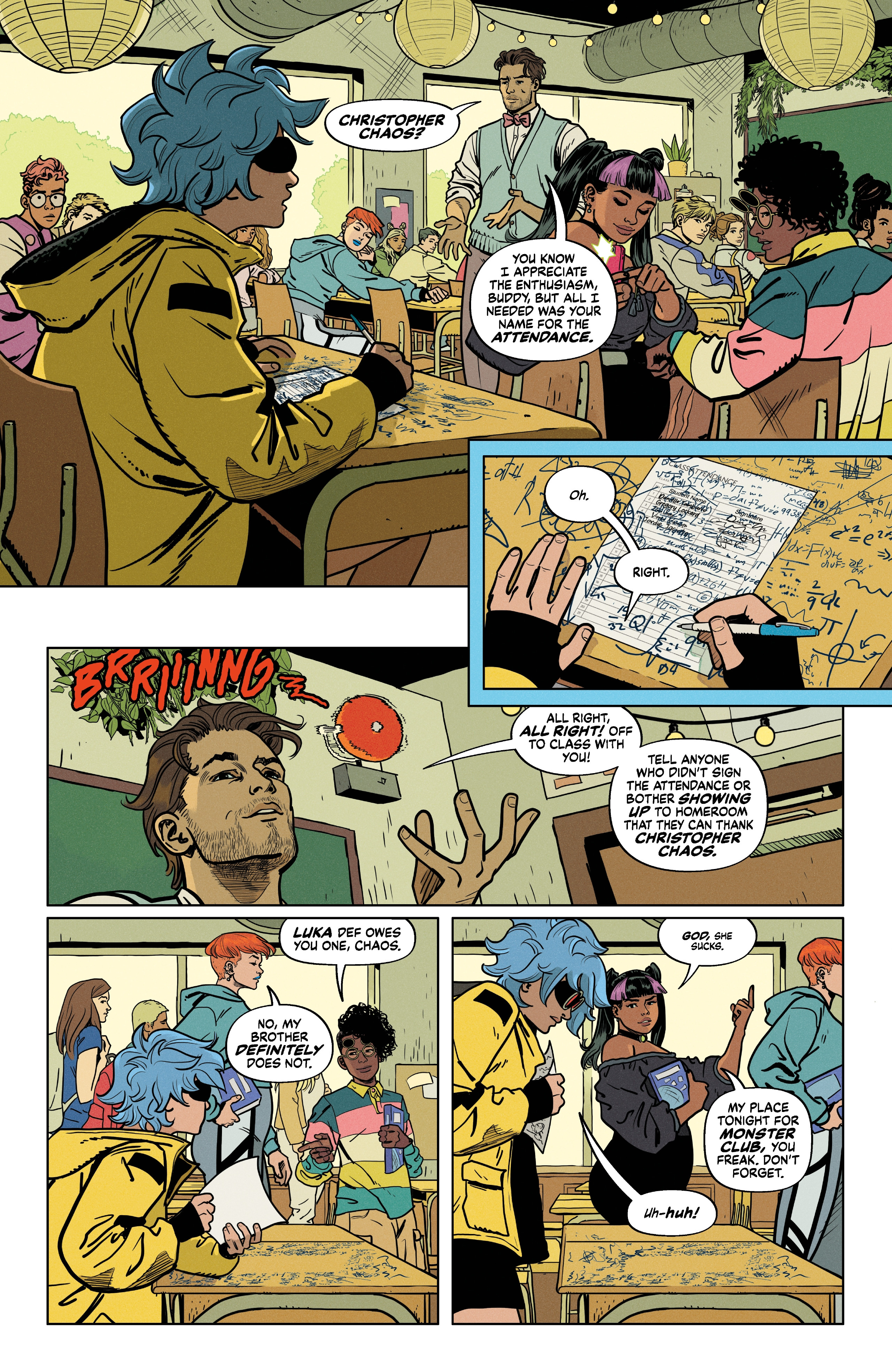 The Oddly Pedestrian Life of Christopher Chaos: Children of the Night (2025-): Chapter 1 - Page 6