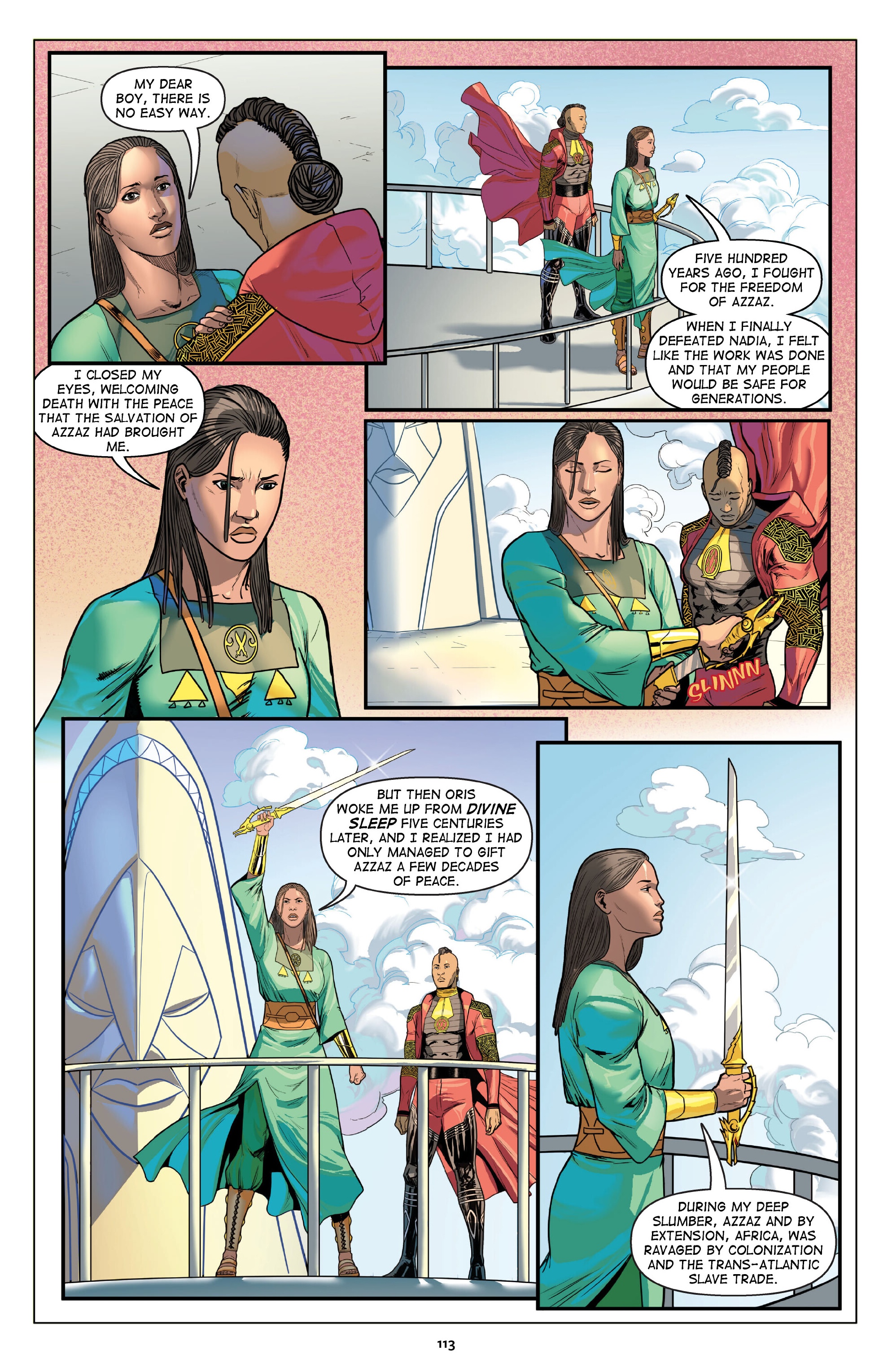 The Oloris: Heroes Will Unite (2024-) issue Vol. 1 - Page 113