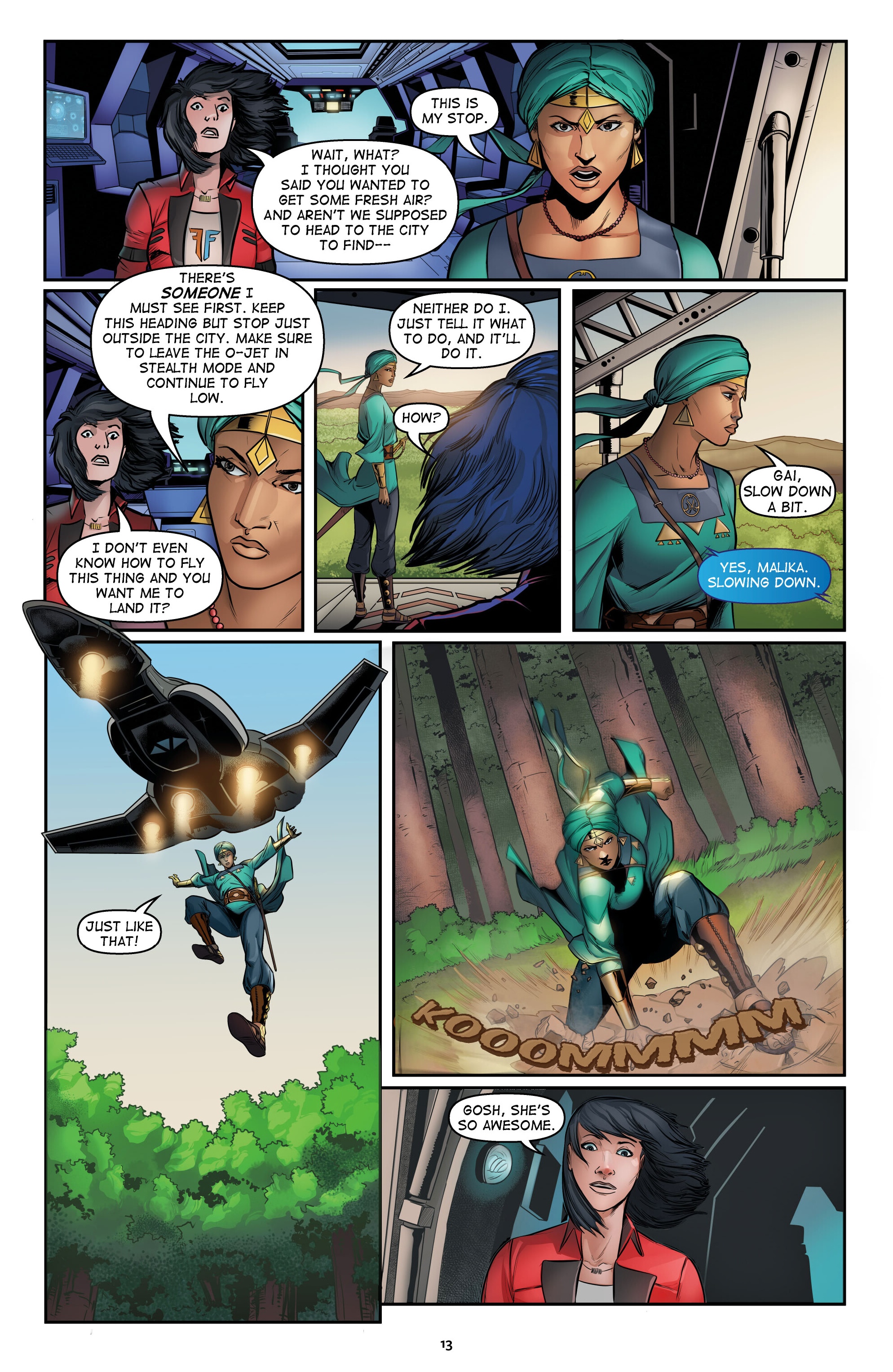 The Oloris: Heroes Will Unite (2024-) issue Vol. 1 - Page 14