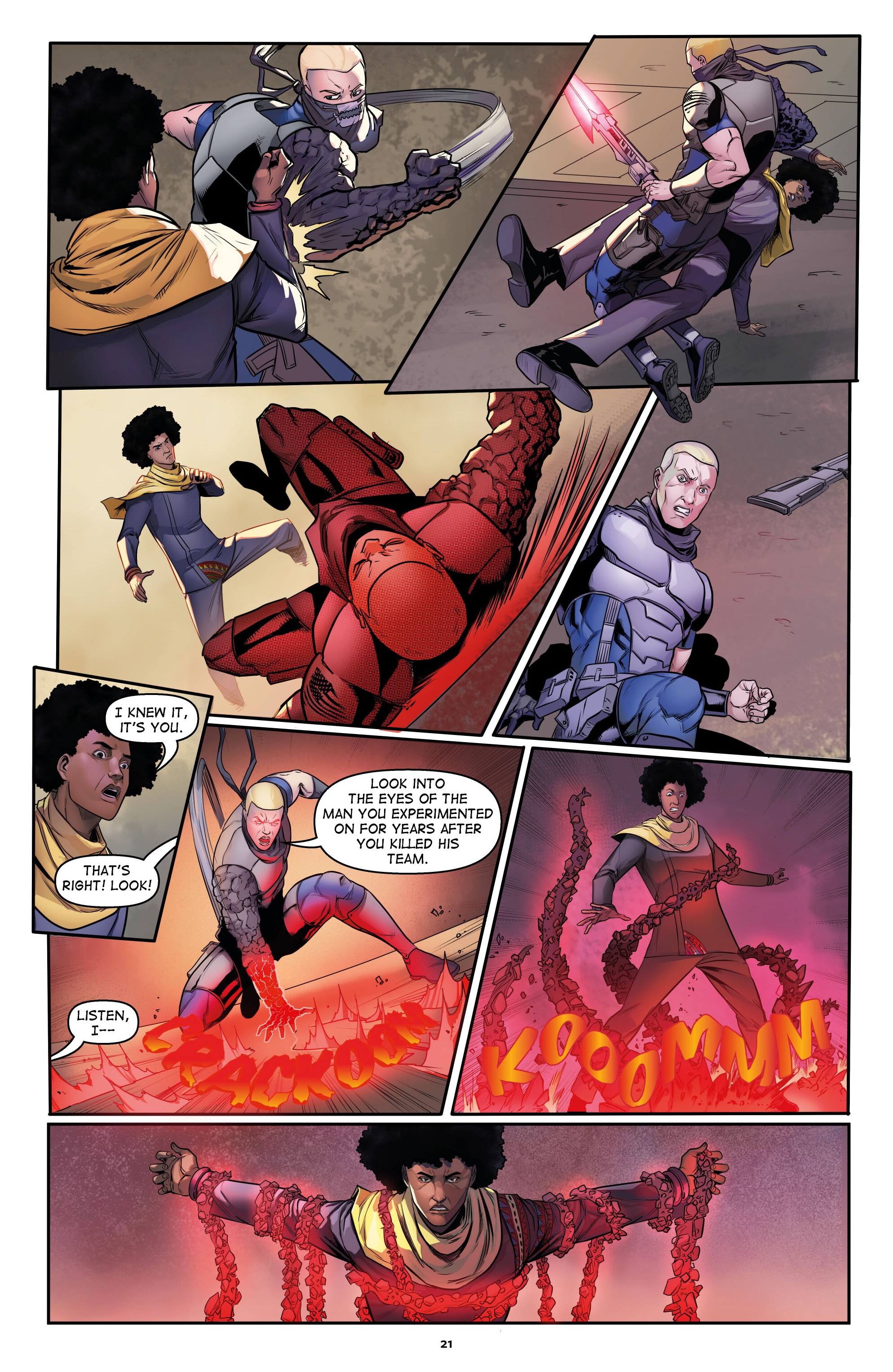 The Oloris: Heroes Will Unite (2024-) issue Vol. 1 - Page 22