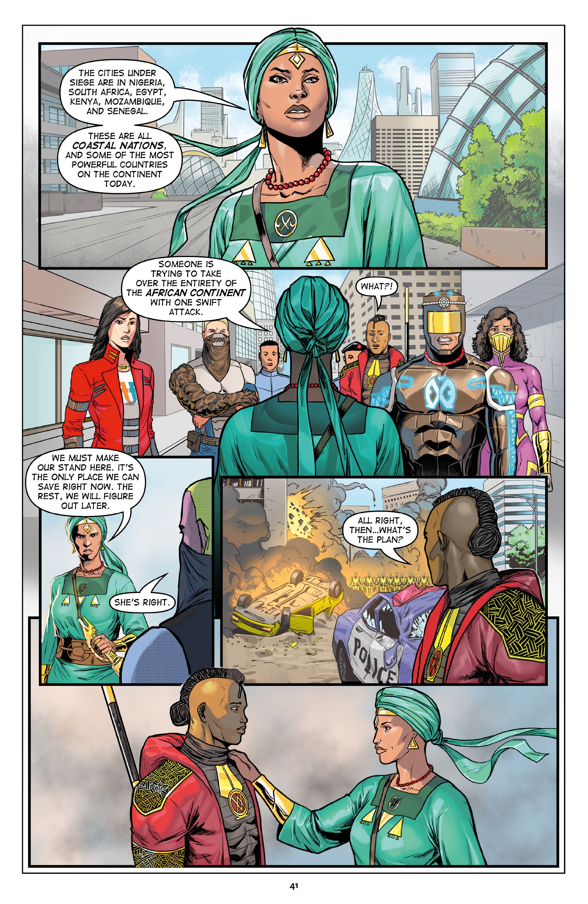 The Oloris: Heroes Will Unite (2024-) issue Vol. 1 - Page 42