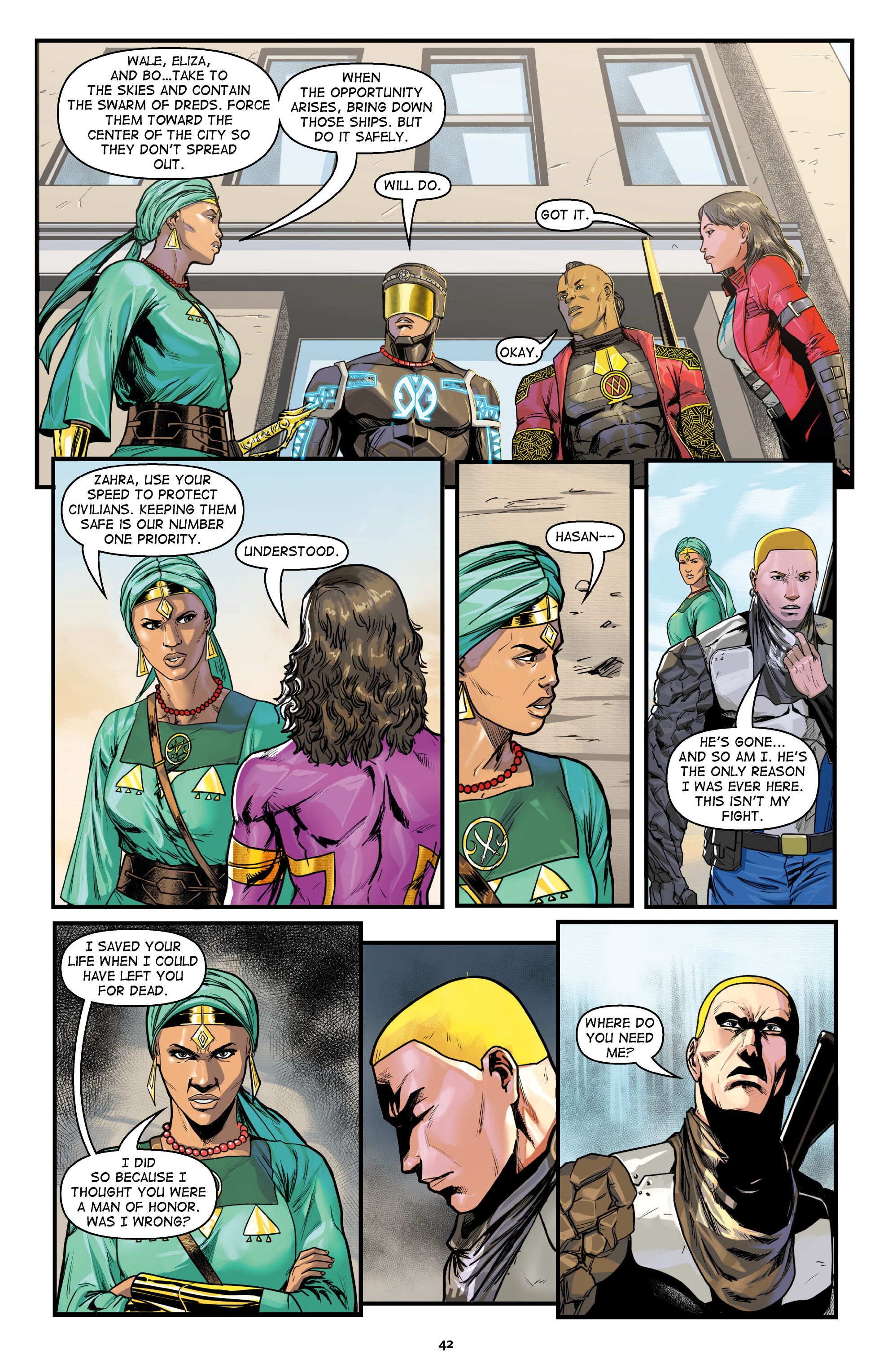 The Oloris: Heroes Will Unite (2024-) issue Vol. 1 - Page 43