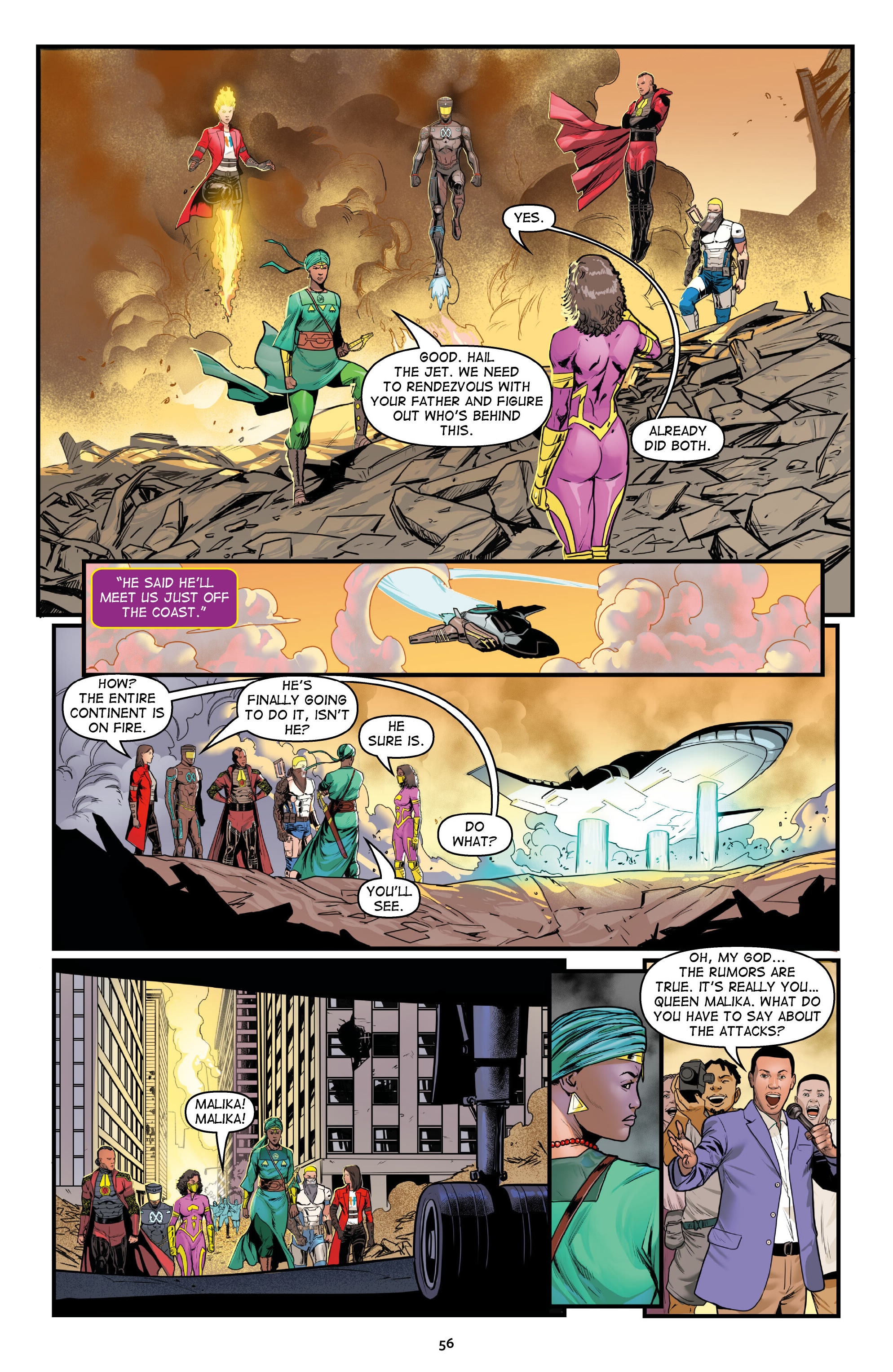 The Oloris: Heroes Will Unite (2024-) issue Vol. 1 - Page 56