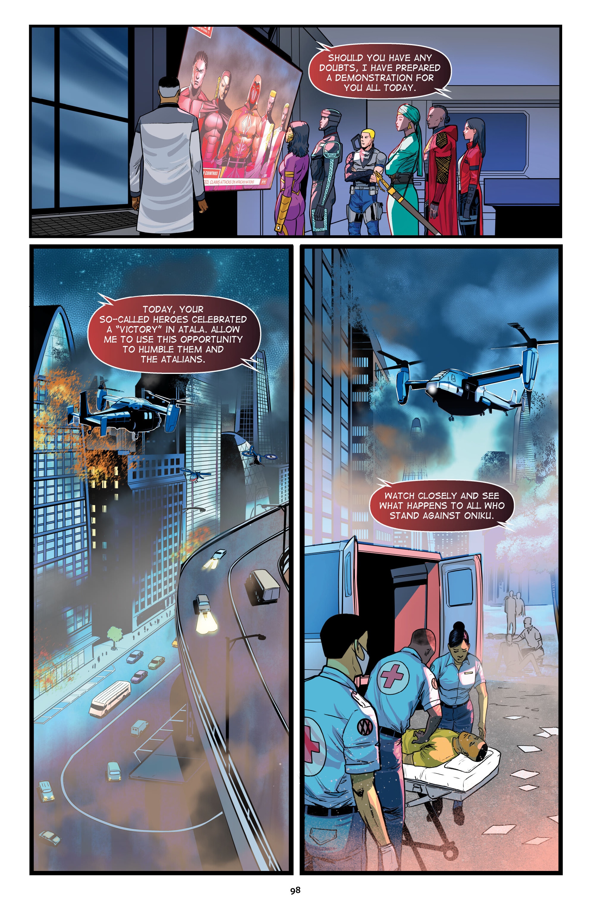 The Oloris: Heroes Will Unite (2024-) issue Vol. 1 - Page 98