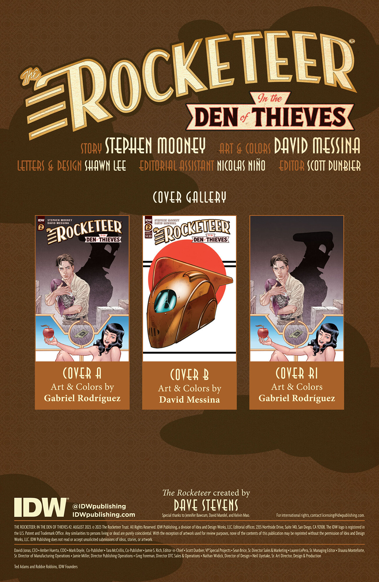 The Rocketeer: In the Den of Thieves (2023-) issue 2 - Page 2