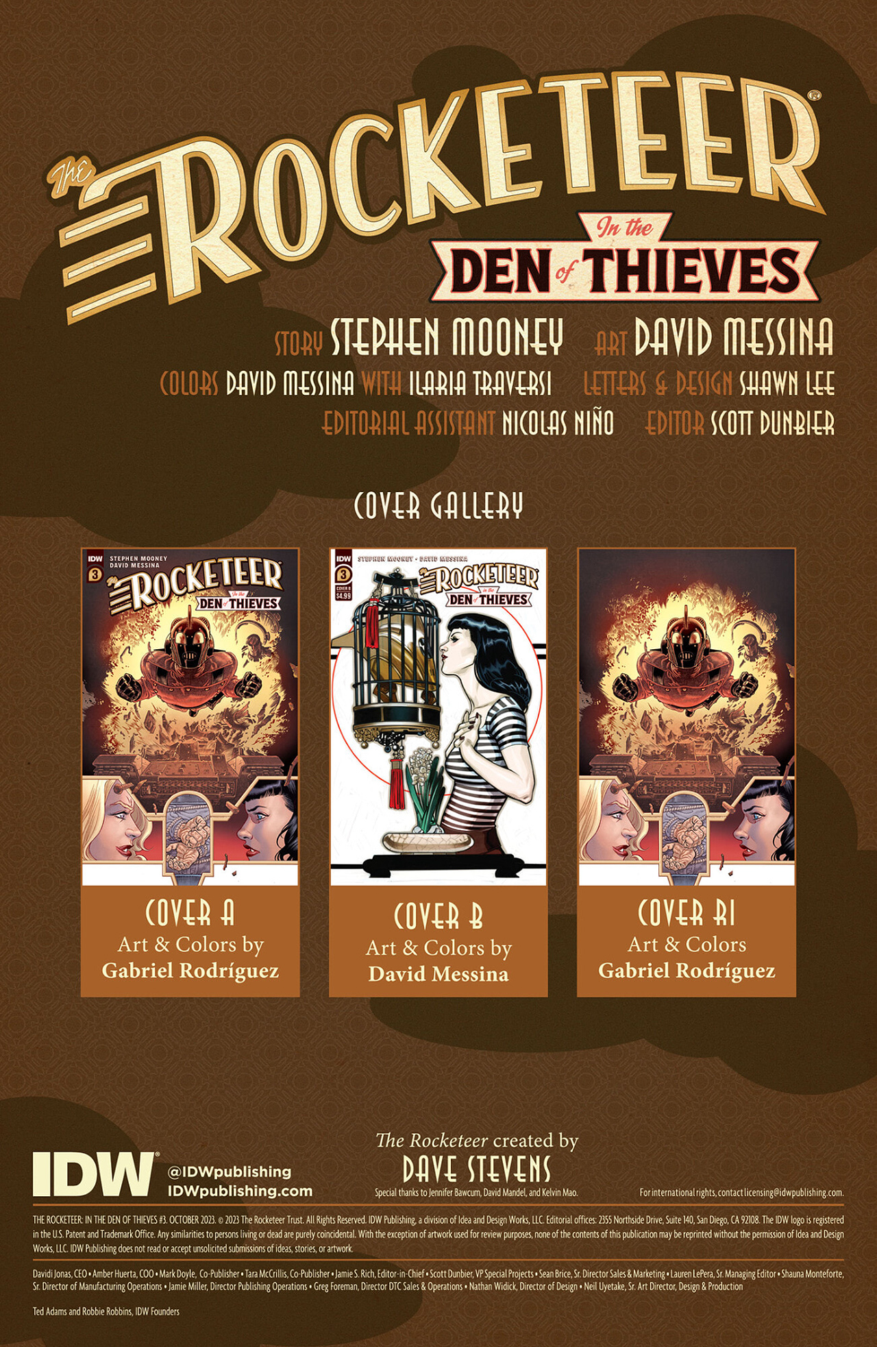 The Rocketeer: In the Den of Thieves (2023-) issue 3 - Page 2