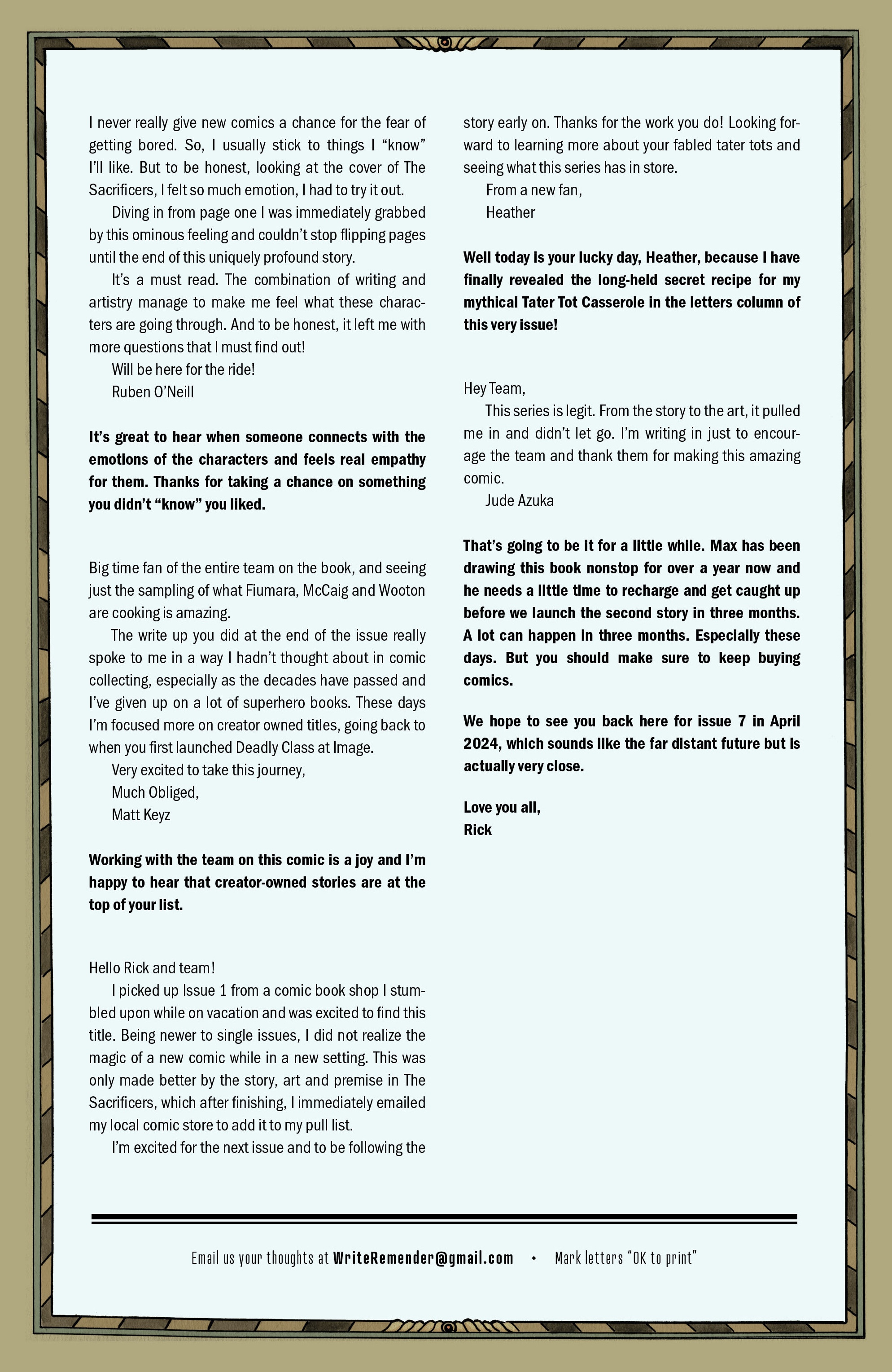 The Sacrificers (2023-) issue 6 - Page 30