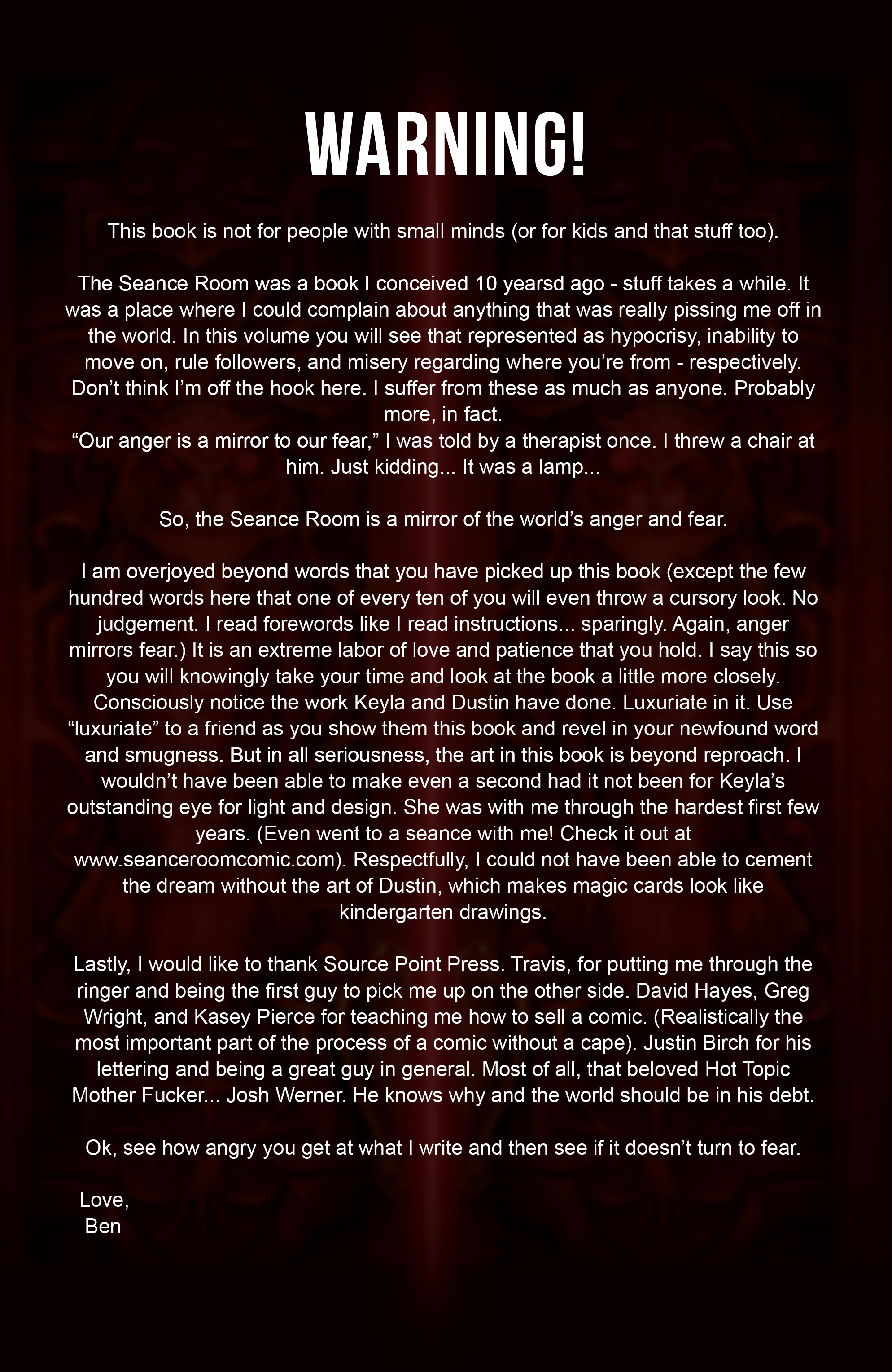 The Seance Room (2020): Chapter 1 - Page 4