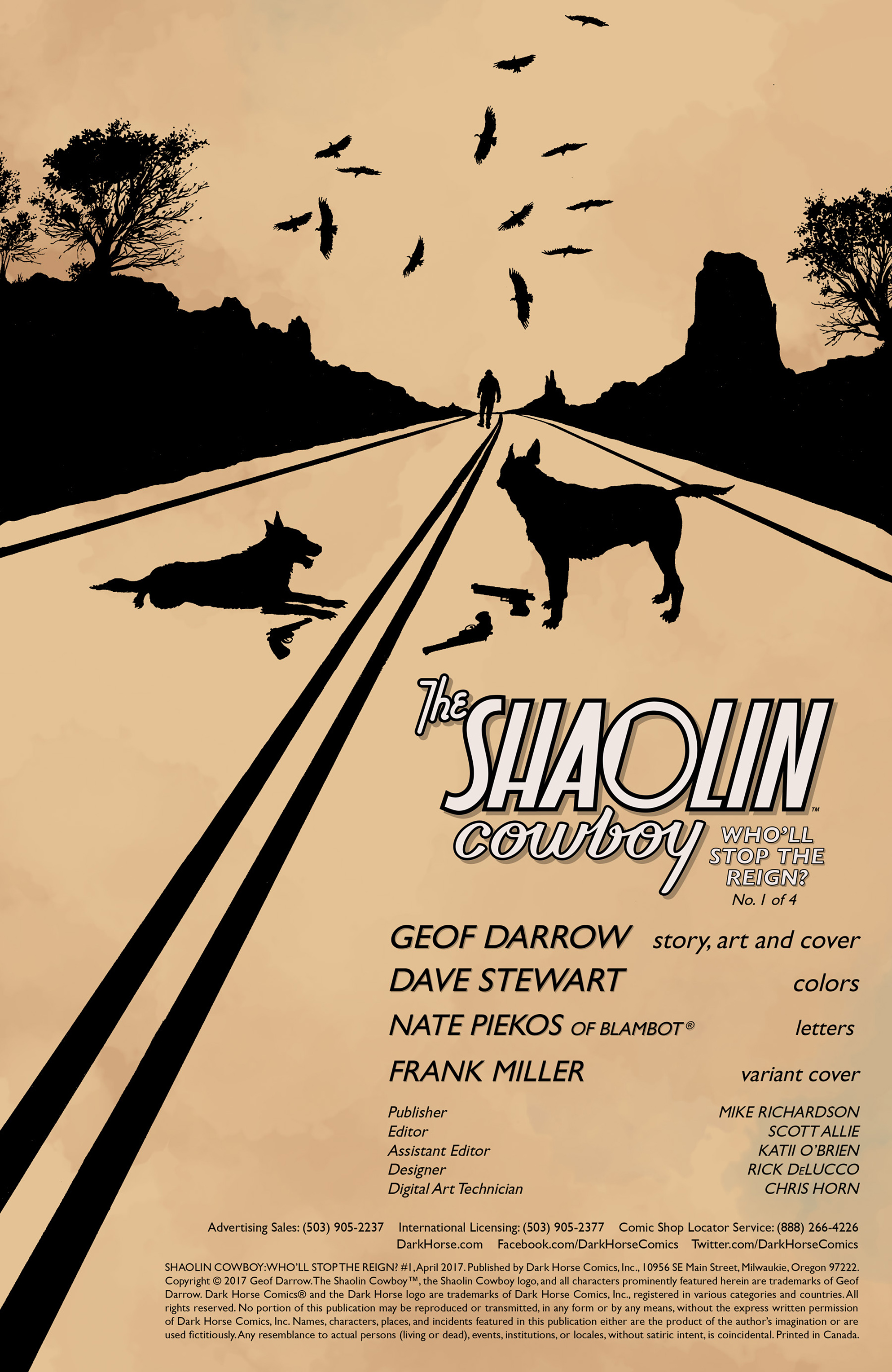 The Shaolin Cowboy: Who'll Stop the Reign? issue 1 - Page 2