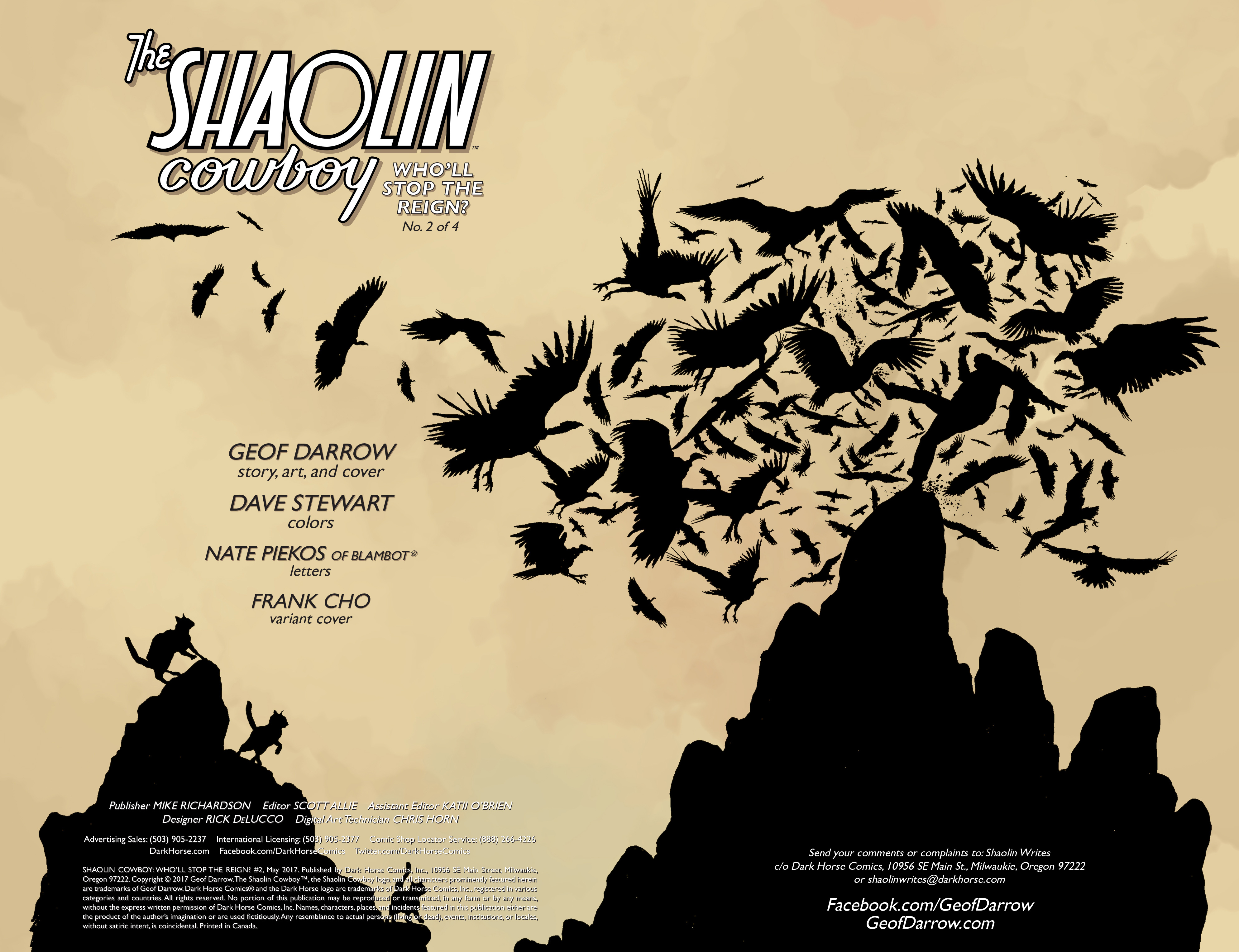 The Shaolin Cowboy: Who'll Stop the Reign? issue 2 - Page 3