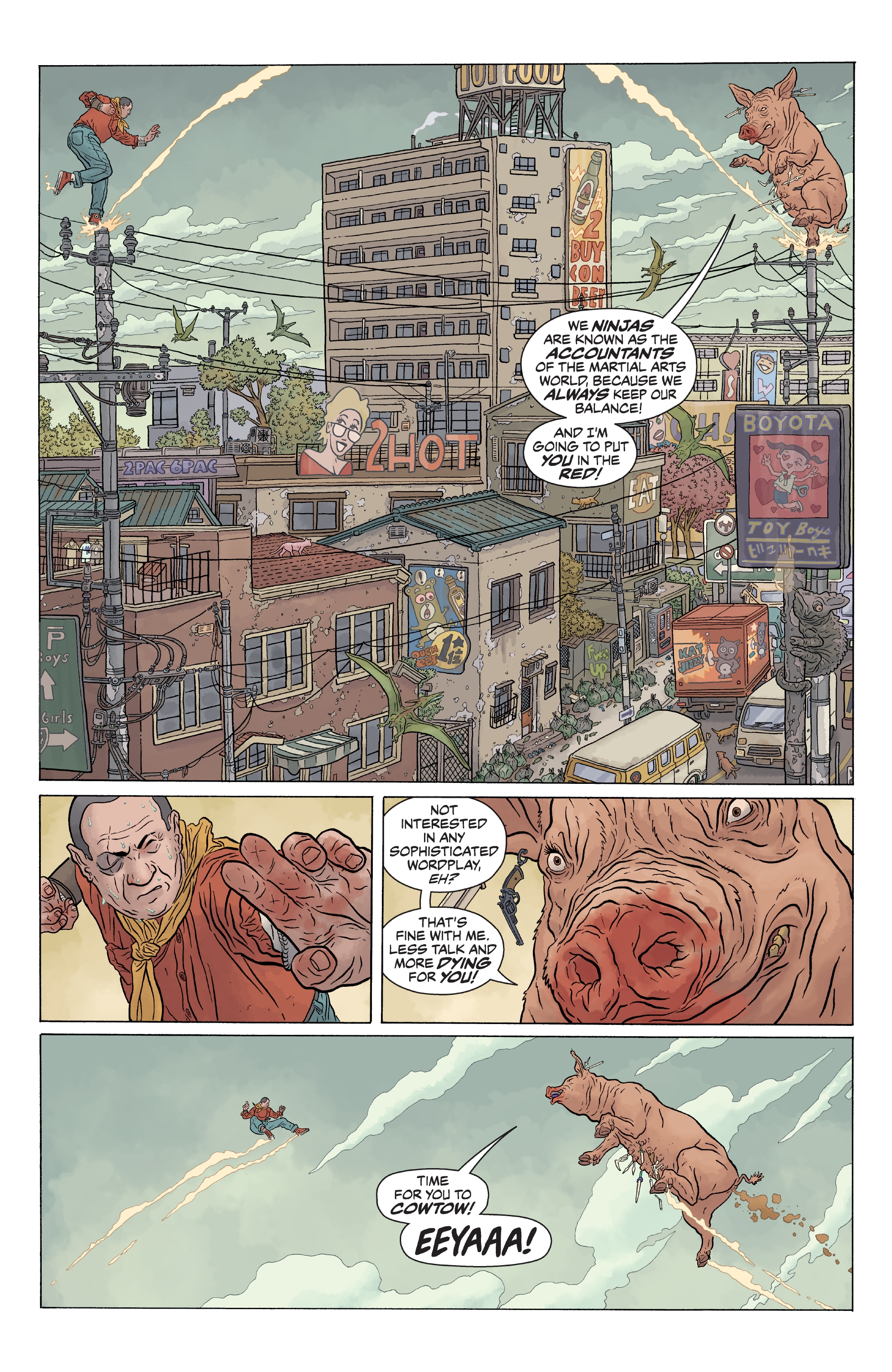 The Shaolin Cowboy: Who'll Stop the Reign? issue 3 - Page 7