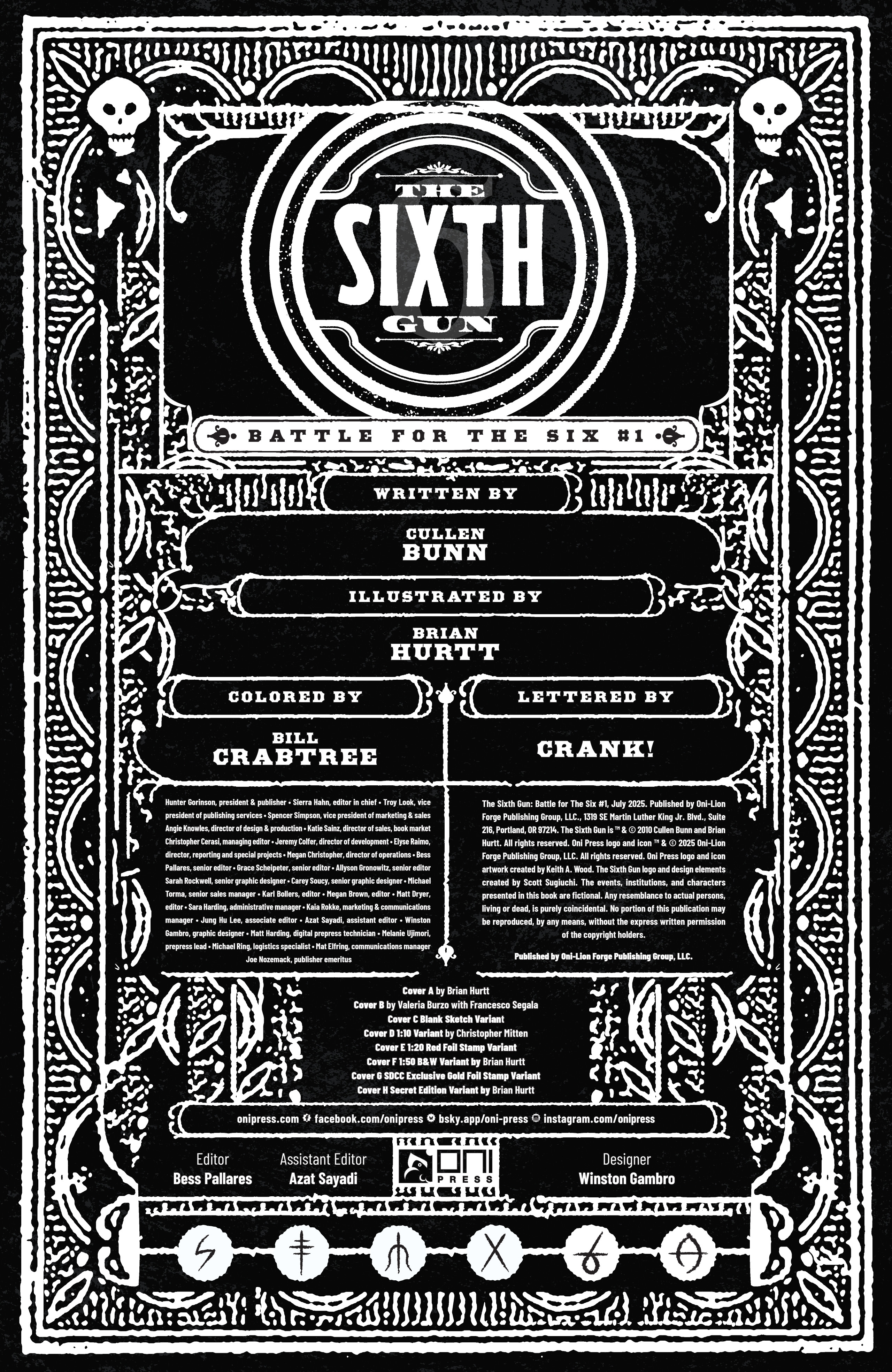 The Sixth Gun: Battle for the Six (2025-): Chapter 1 - Page 2