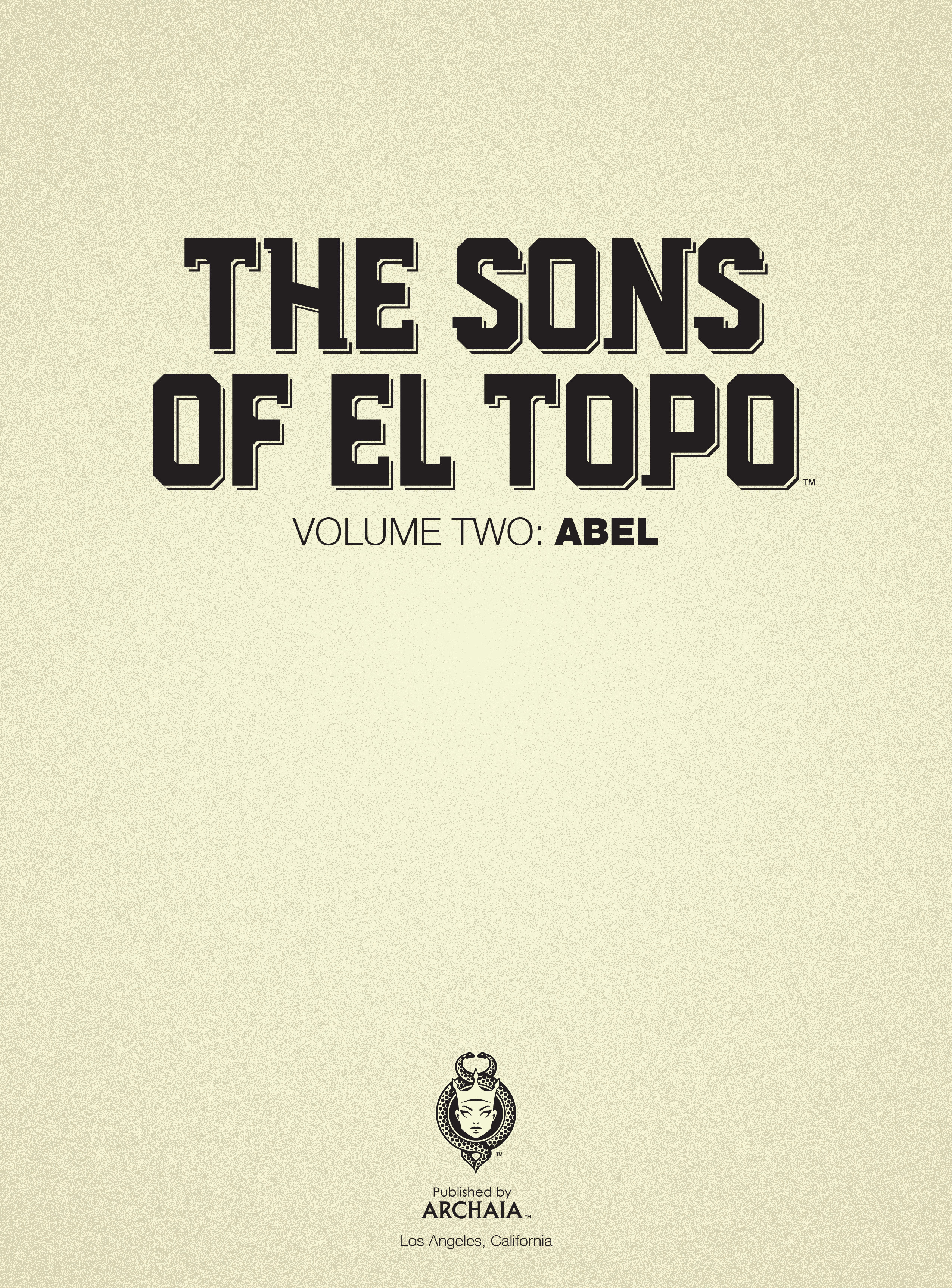The Sons of El Topo (2018-): Chapter 2.1 - Page 3