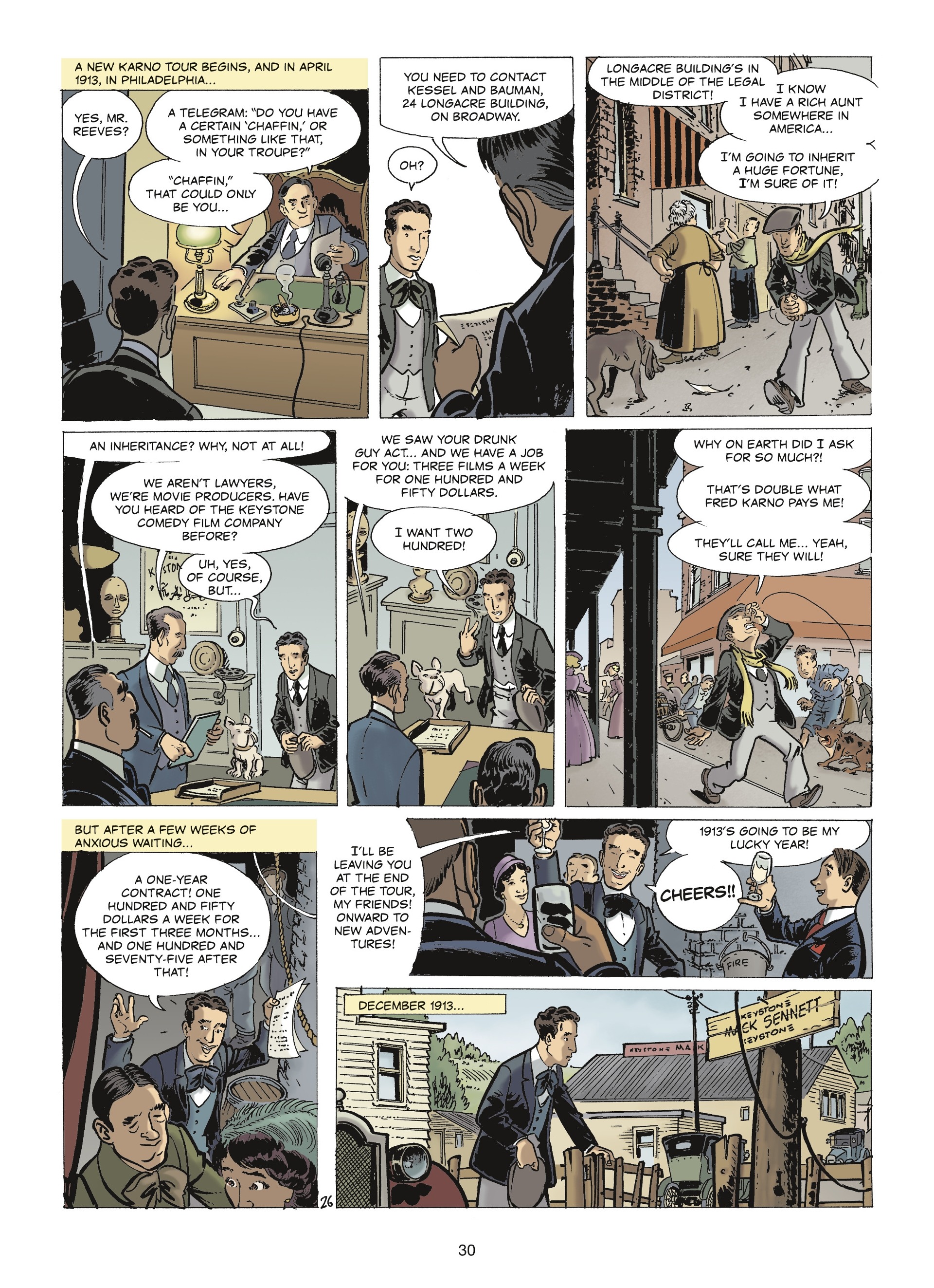 The Stars of History: Charlie Chaplin (2020) issue 1 - Page 28