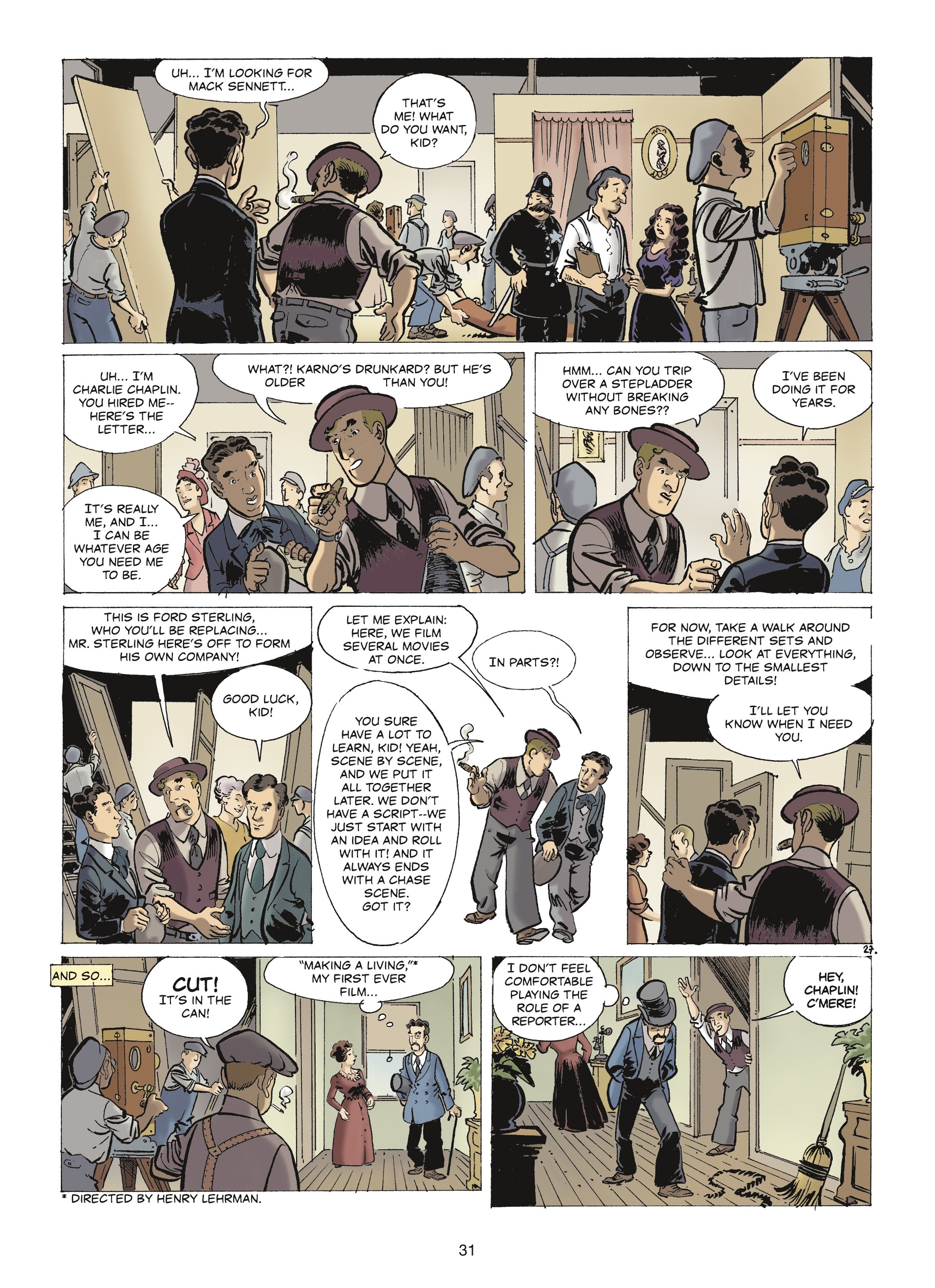 The Stars of History: Charlie Chaplin (2020) issue 1 - Page 29