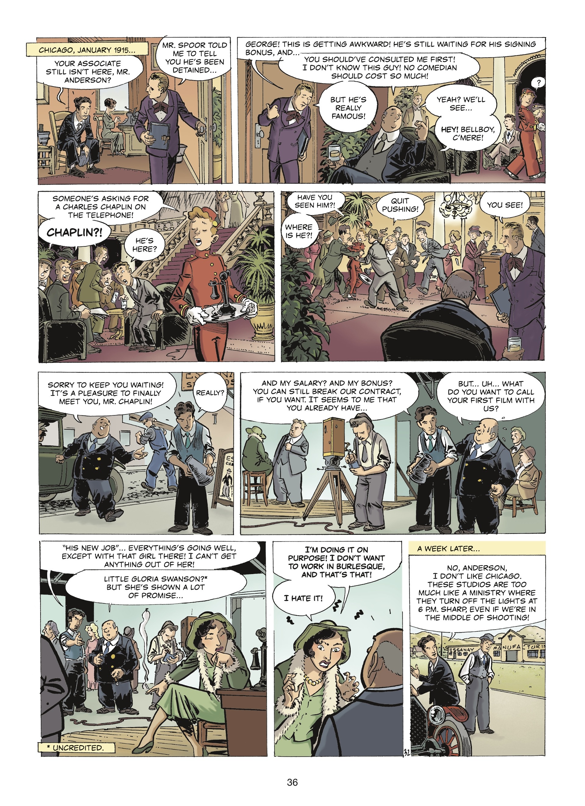 The Stars of History: Charlie Chaplin (2020) issue 1 - Page 34