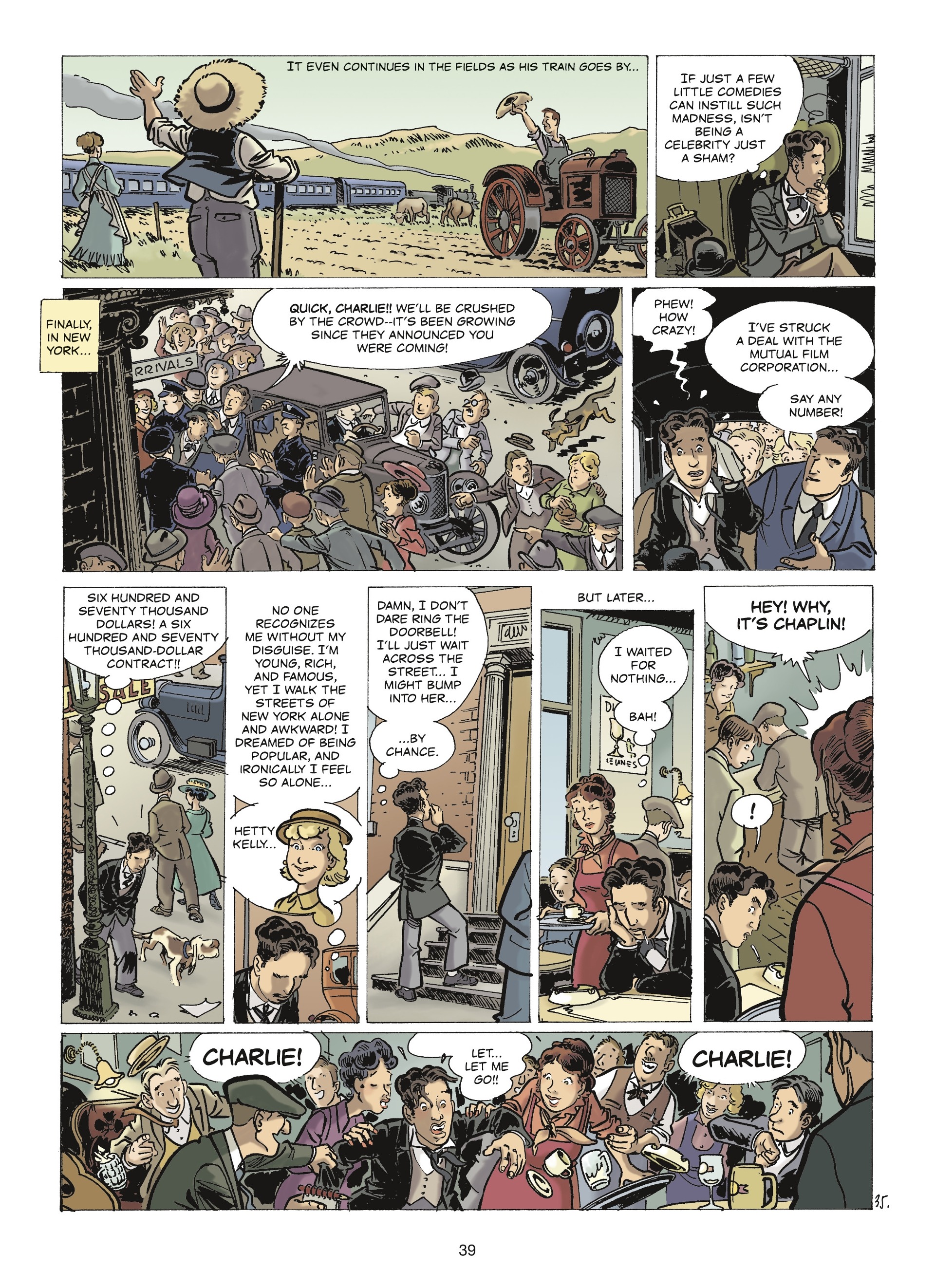 The Stars of History: Charlie Chaplin (2020) issue 1 - Page 37