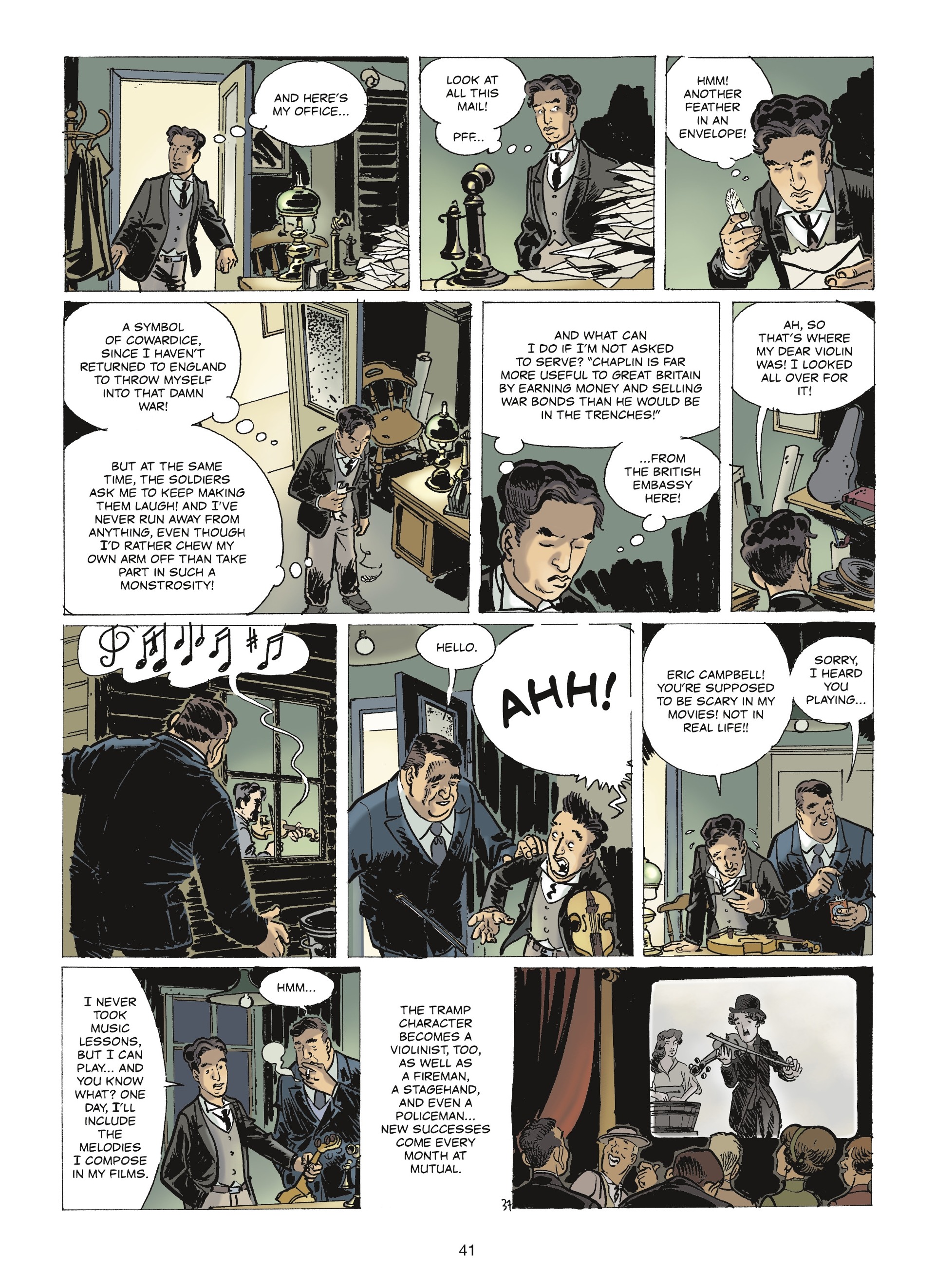 The Stars of History: Charlie Chaplin (2020) issue 1 - Page 39