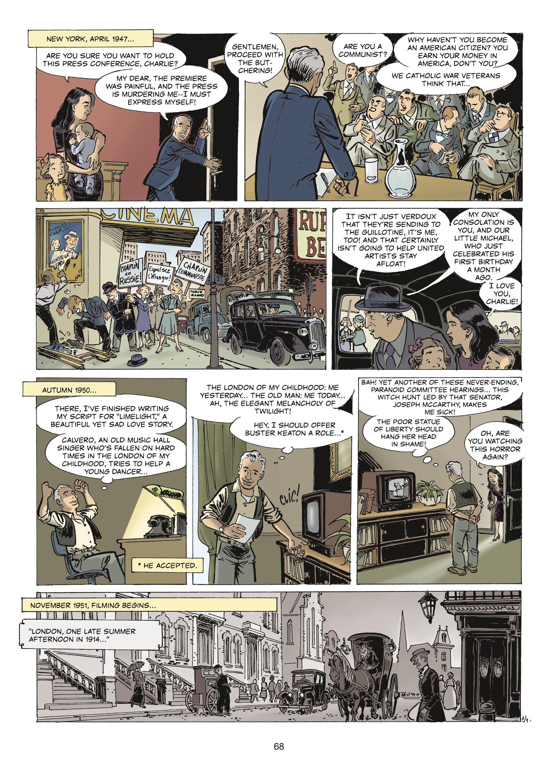 The Stars of History: Charlie Chaplin (2020) issue 1 - Page 66