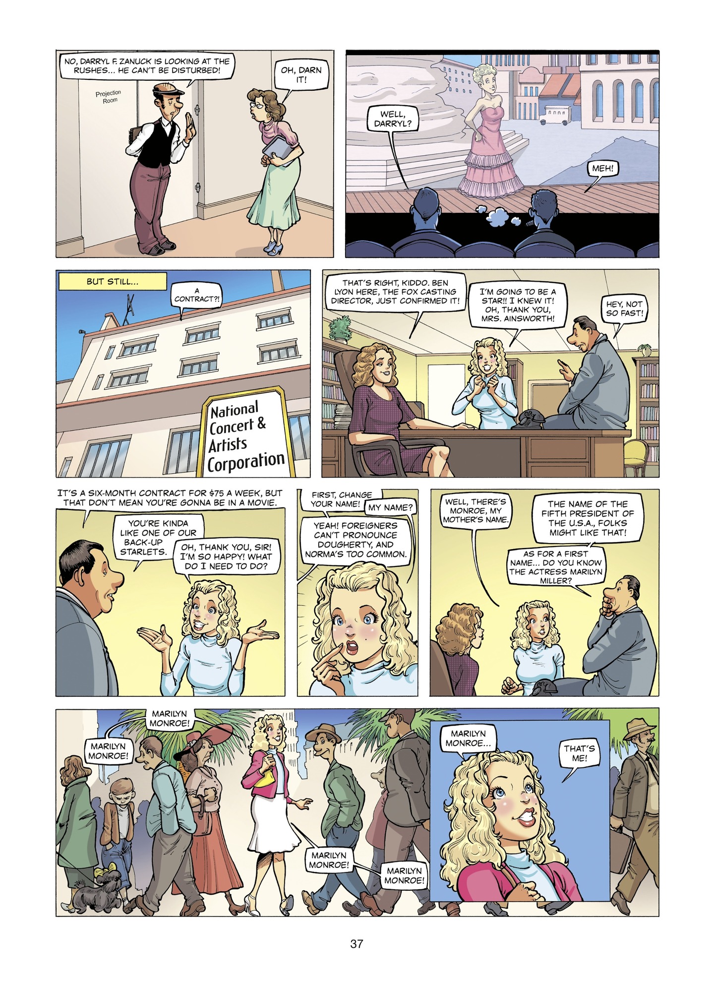 The Stars of History: Marilyn Monroe (2020-) issue 1 - Page 37