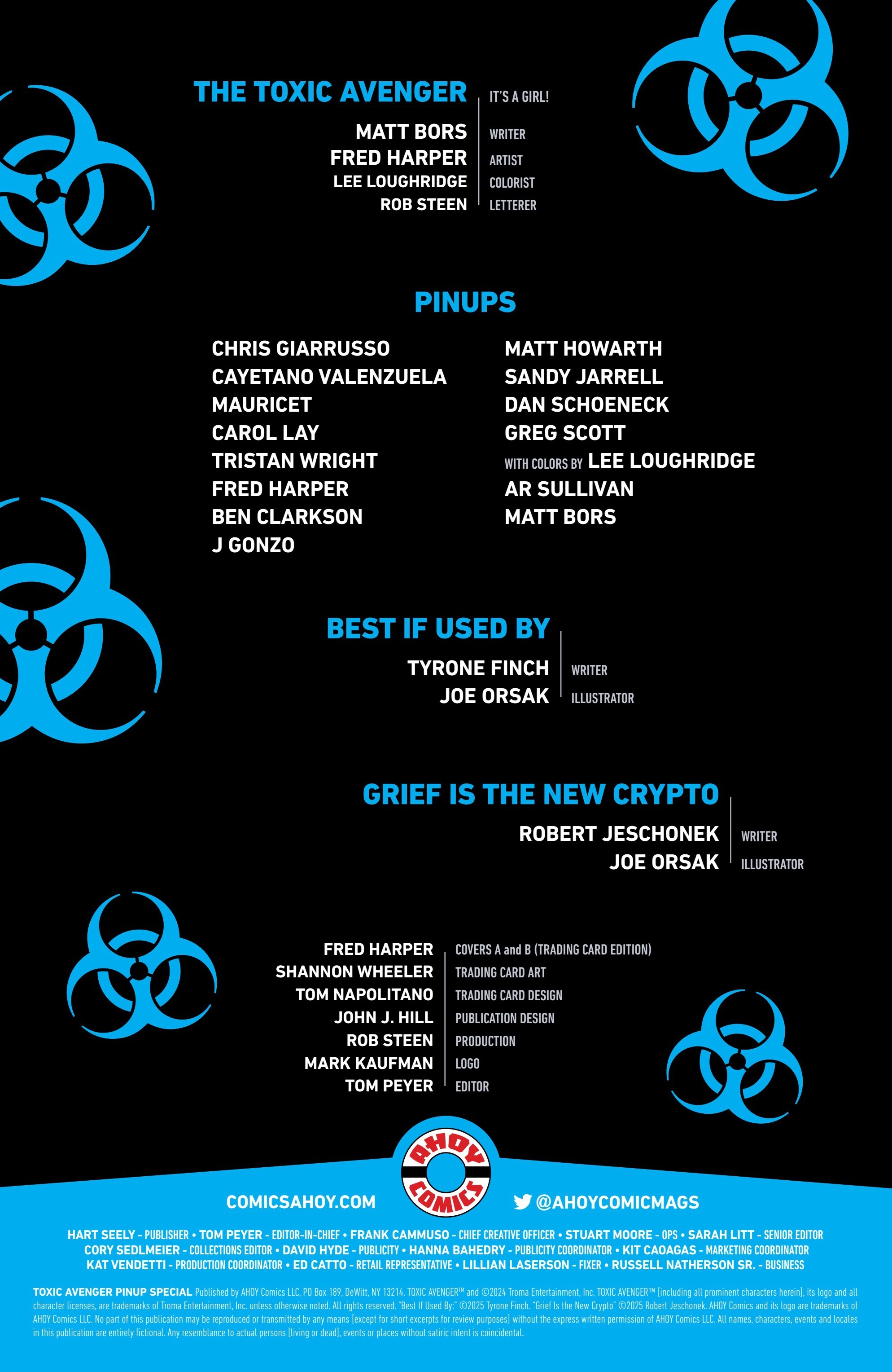 The Toxic Avenger (2024-): Chapter PinupSpecial - Page 2