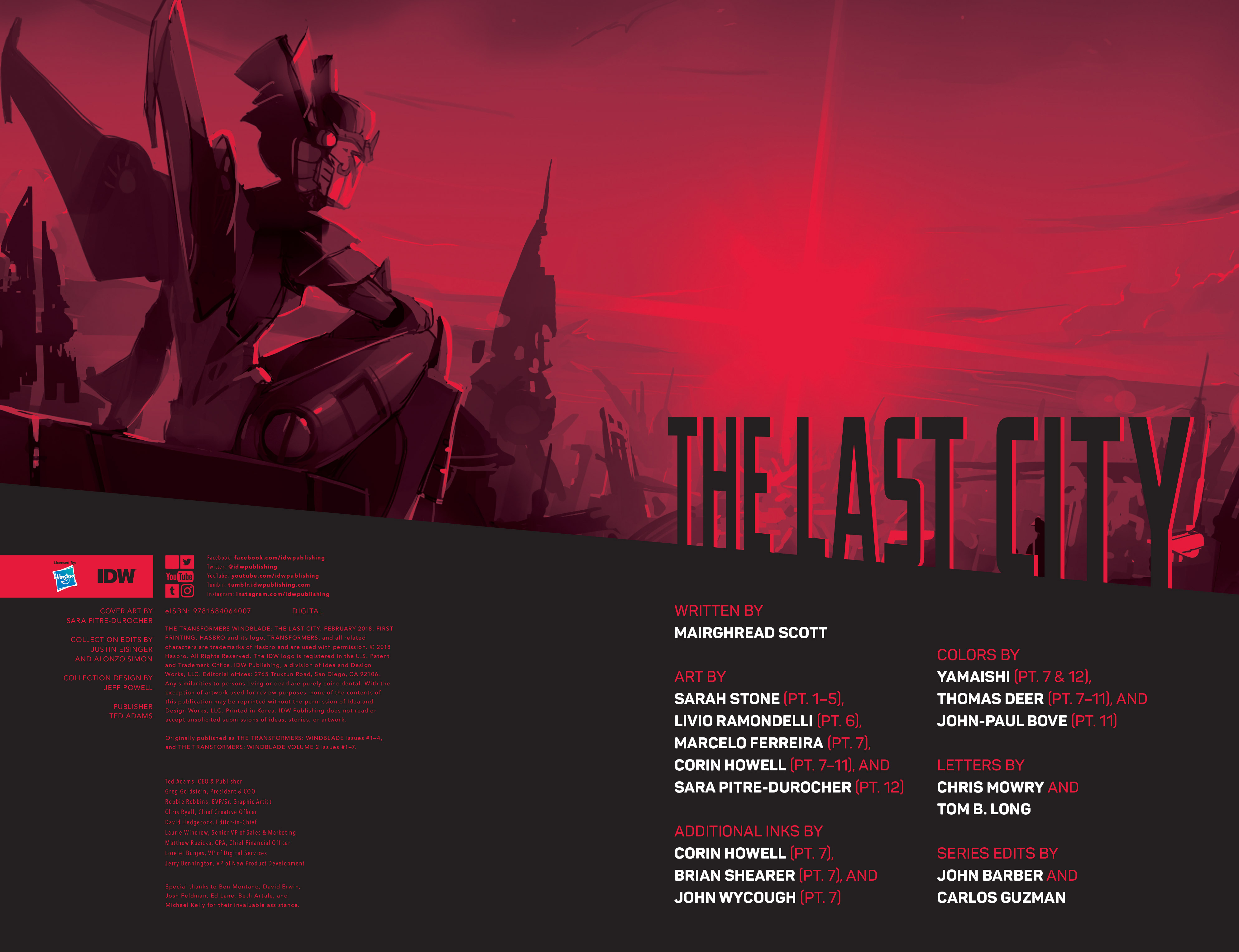 The Transformers Windblade: The Last City (2018): Chapter TPB - Page 3