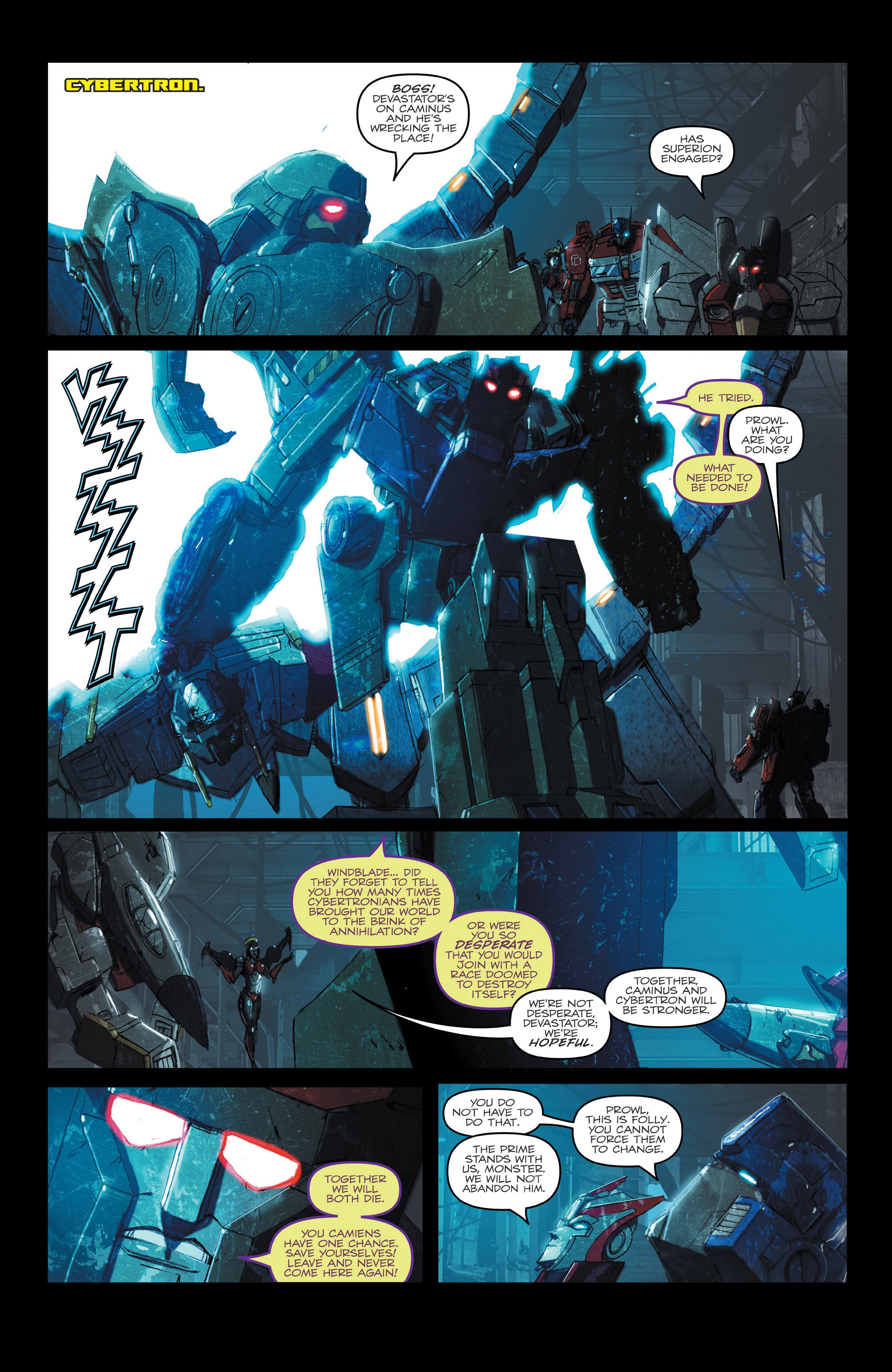 The Transformers Windblade: The Last City (2018) issue TPB - Page 136