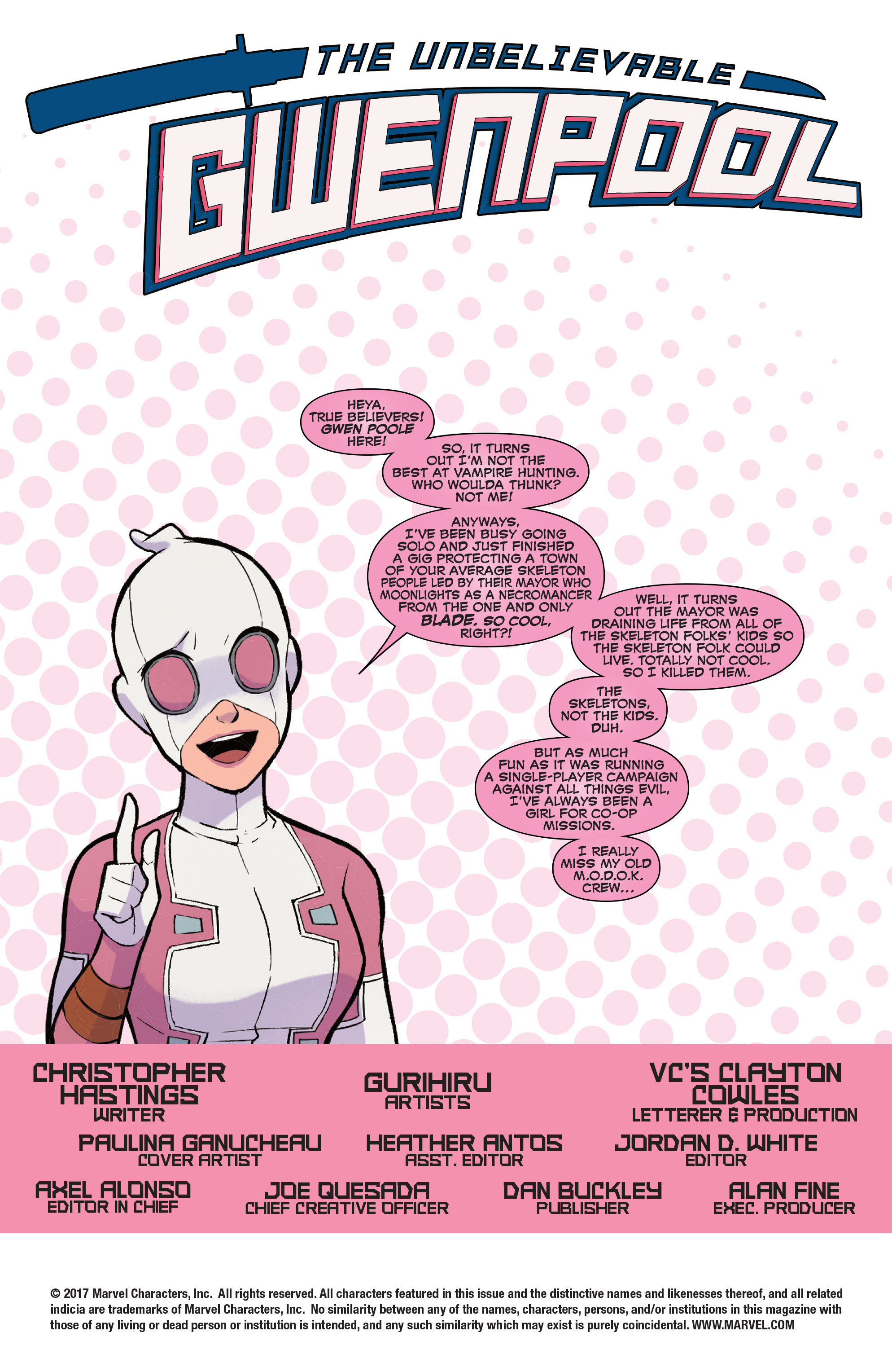 The Unbelievable Gwenpool (2016-) issue 12 - Page 2