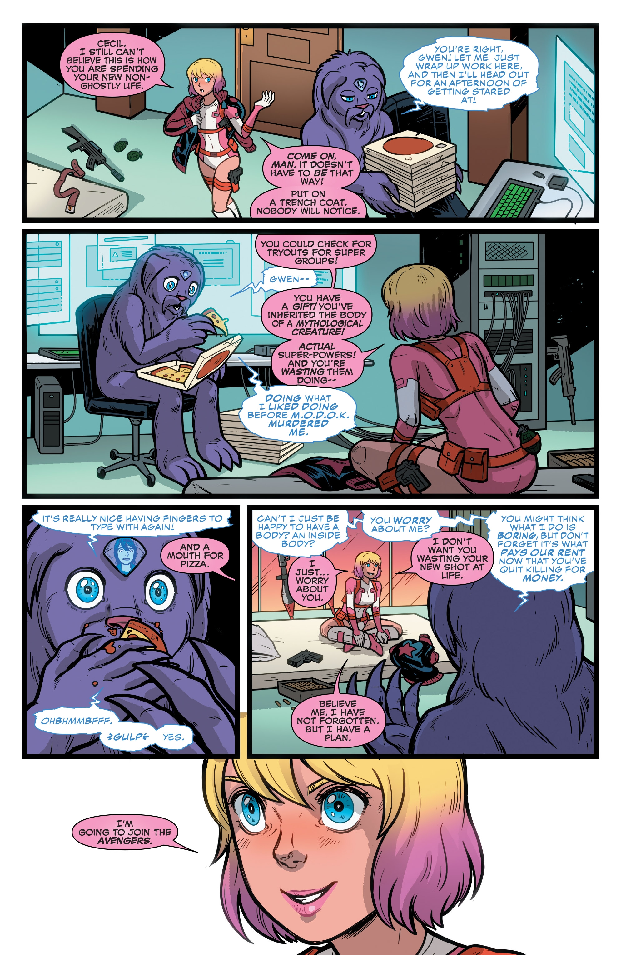 Миссии гвенпул. Гвенпул леди в сюжете. Unbelievable Gwenpool.