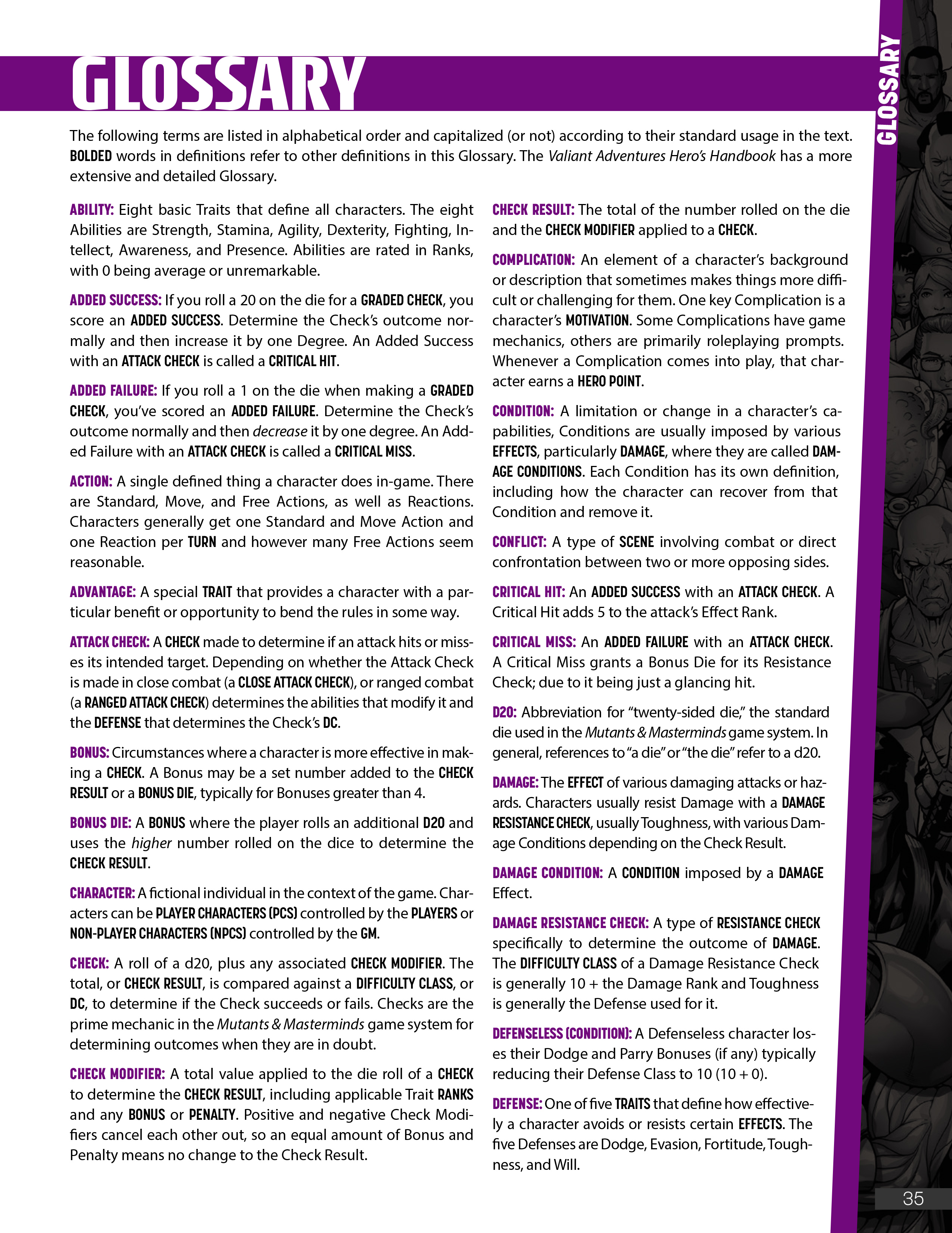 The Valiant Adventures RPG Quickstart (2024) issue 1 - Page 36