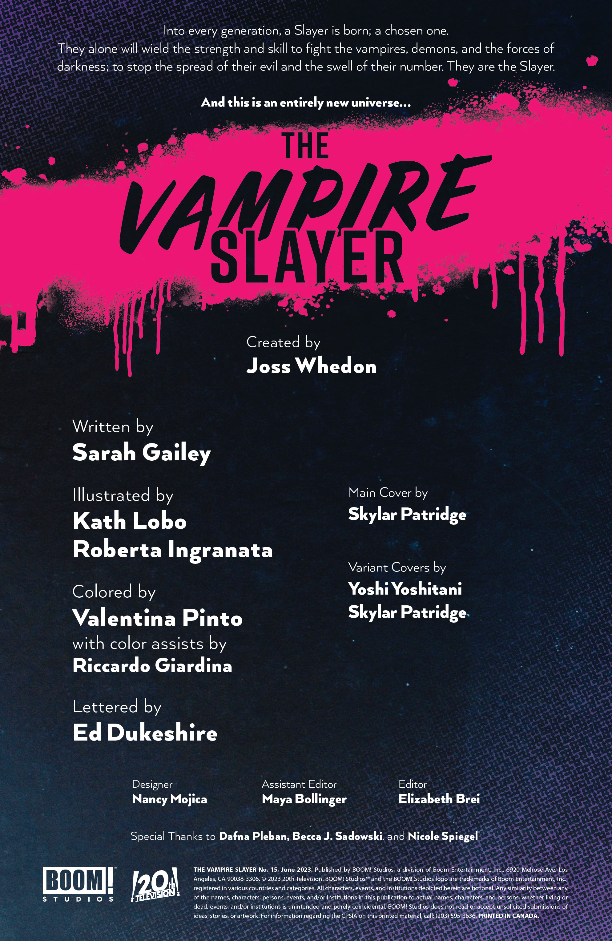 The Vampire Slayer (2022-) issue 15 - Page 2