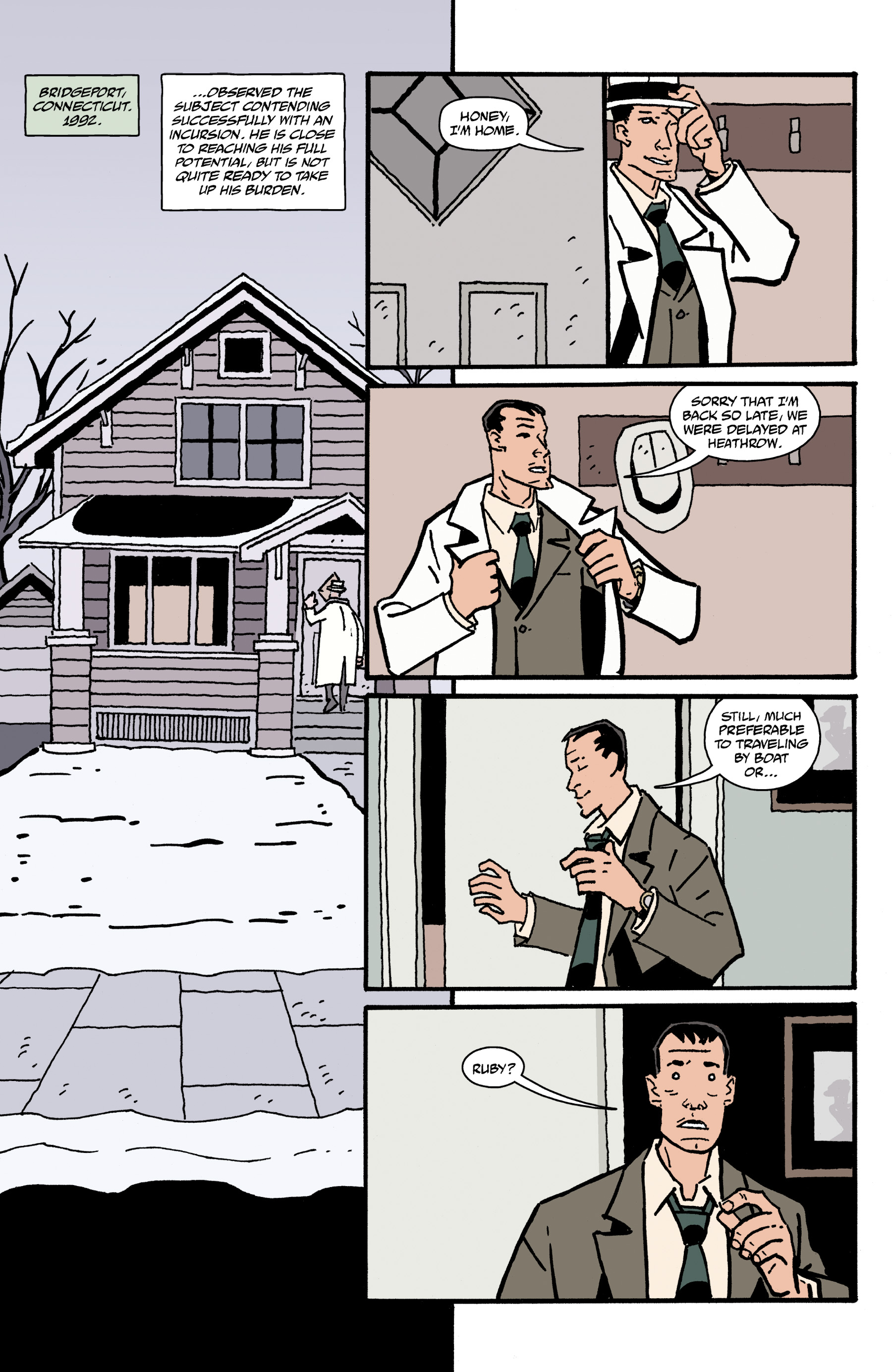 The Visitor: How and Why He Stayed issue 4 - Page 3