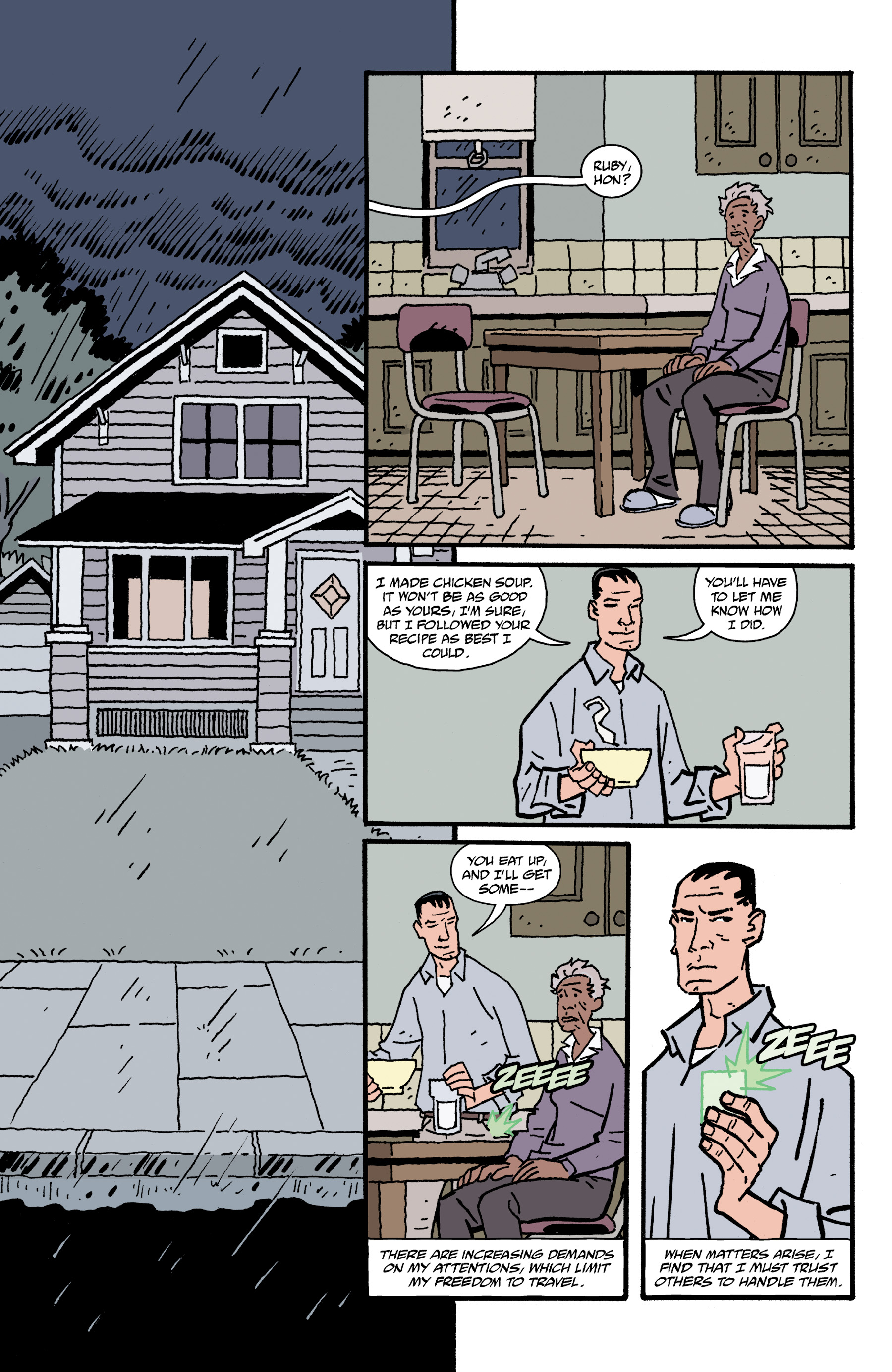 The Visitor: How and Why He Stayed issue 4 - Page 6