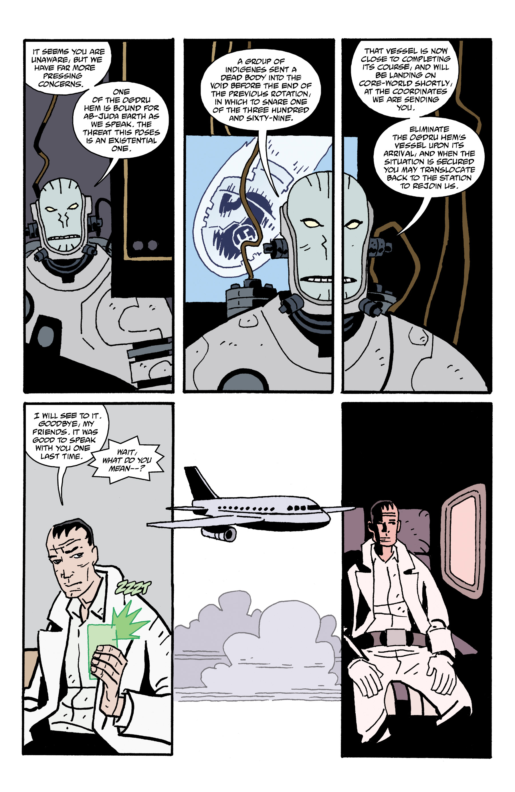 The Visitor: How and Why He Stayed issue 5 - Page 8