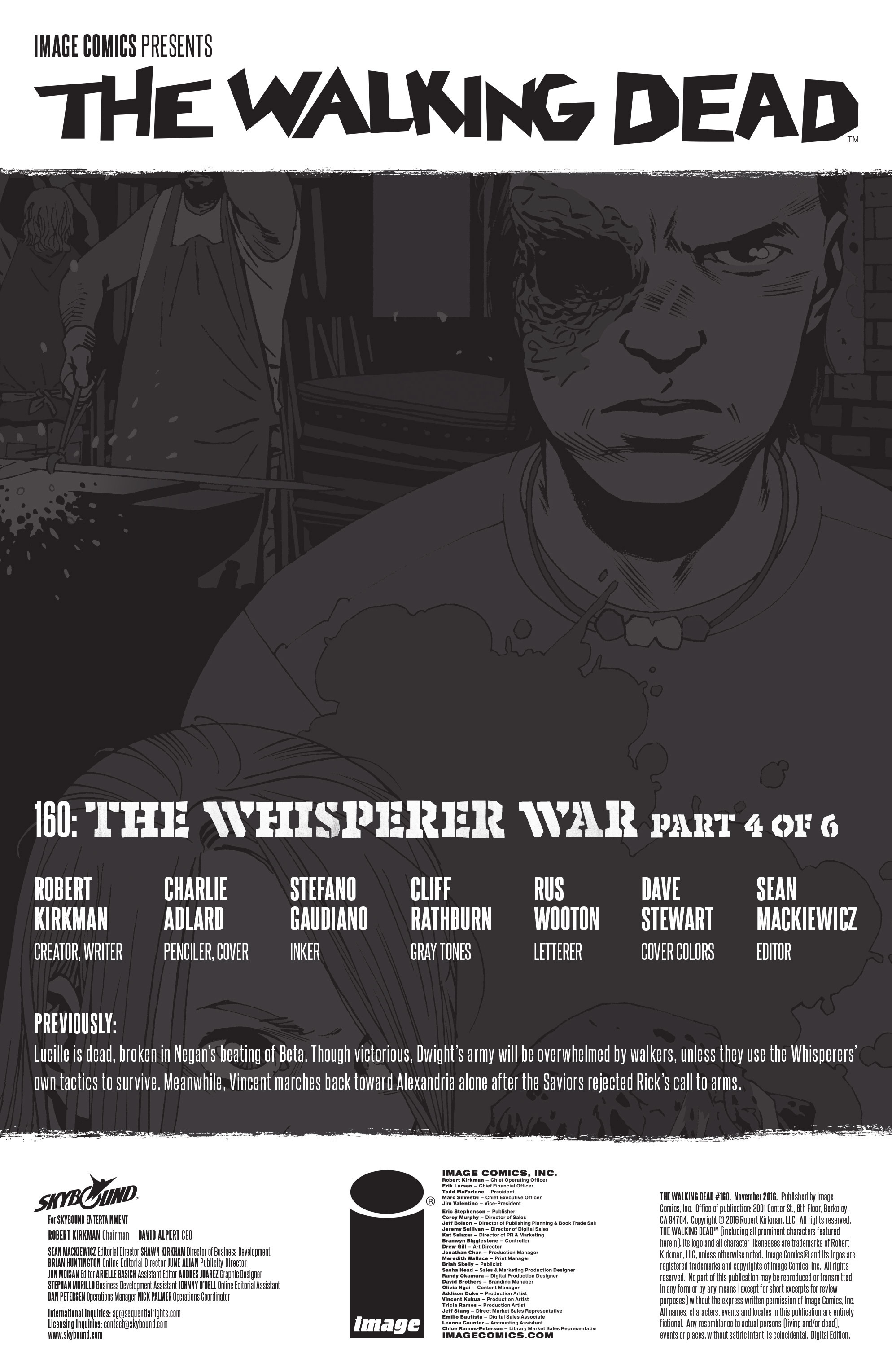 The Walking Dead (2003-): Chapter 160 - Page 2