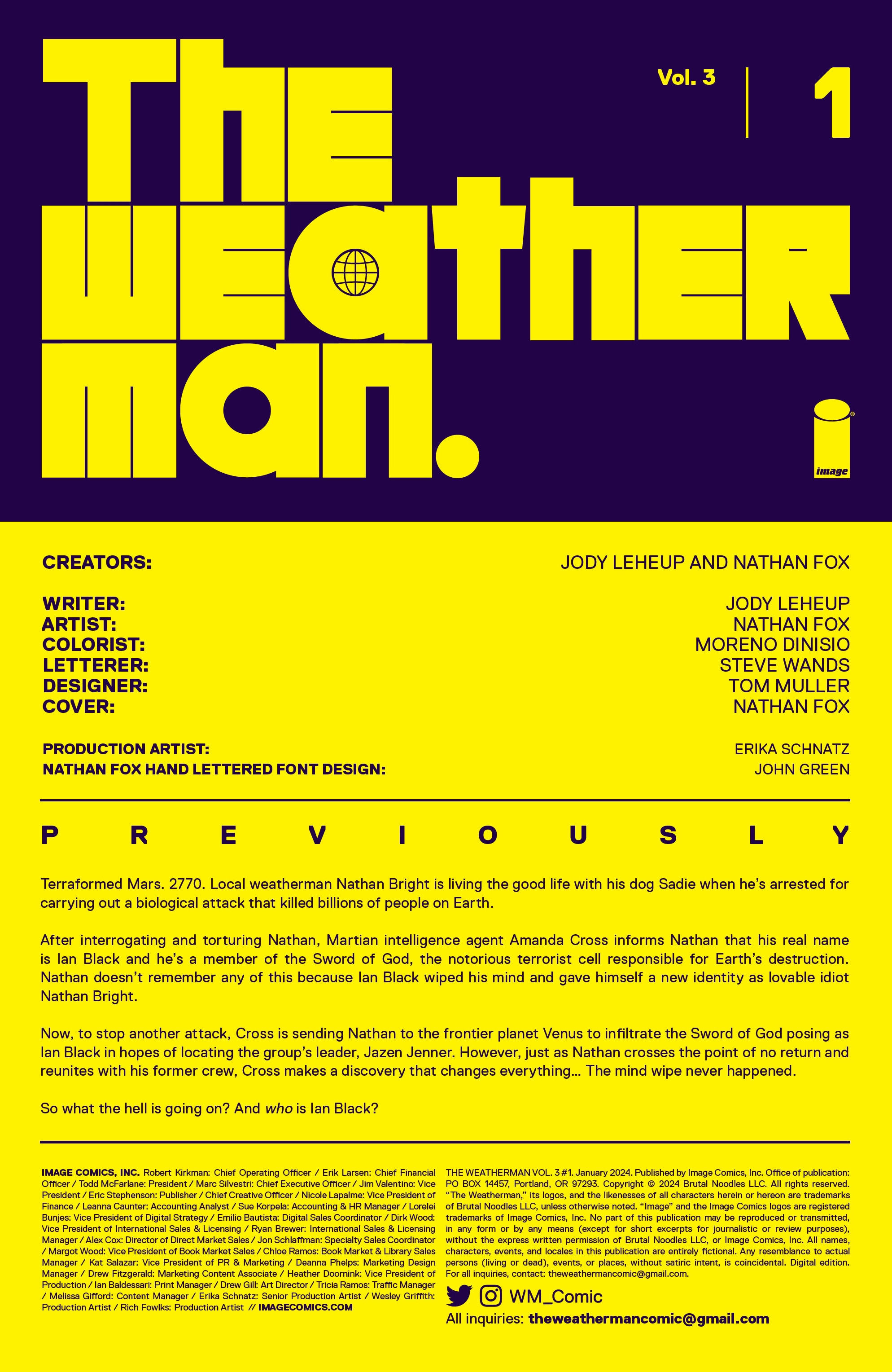 The Weatherman Vol. 3 (2024-) issue 1 - Page 2