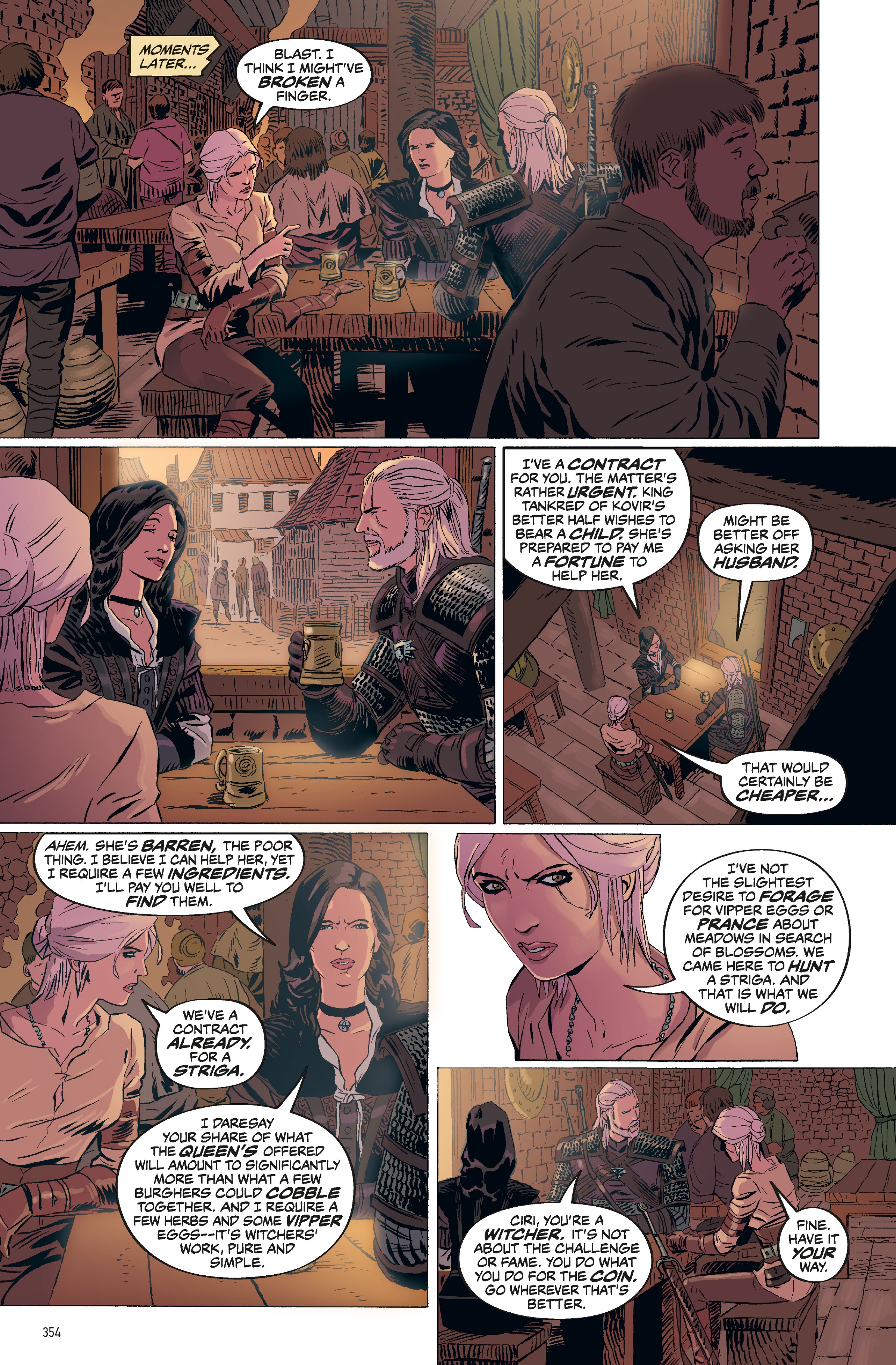 The Witcher: Library Edition (2018-) issue Vol. 1 - Page 355