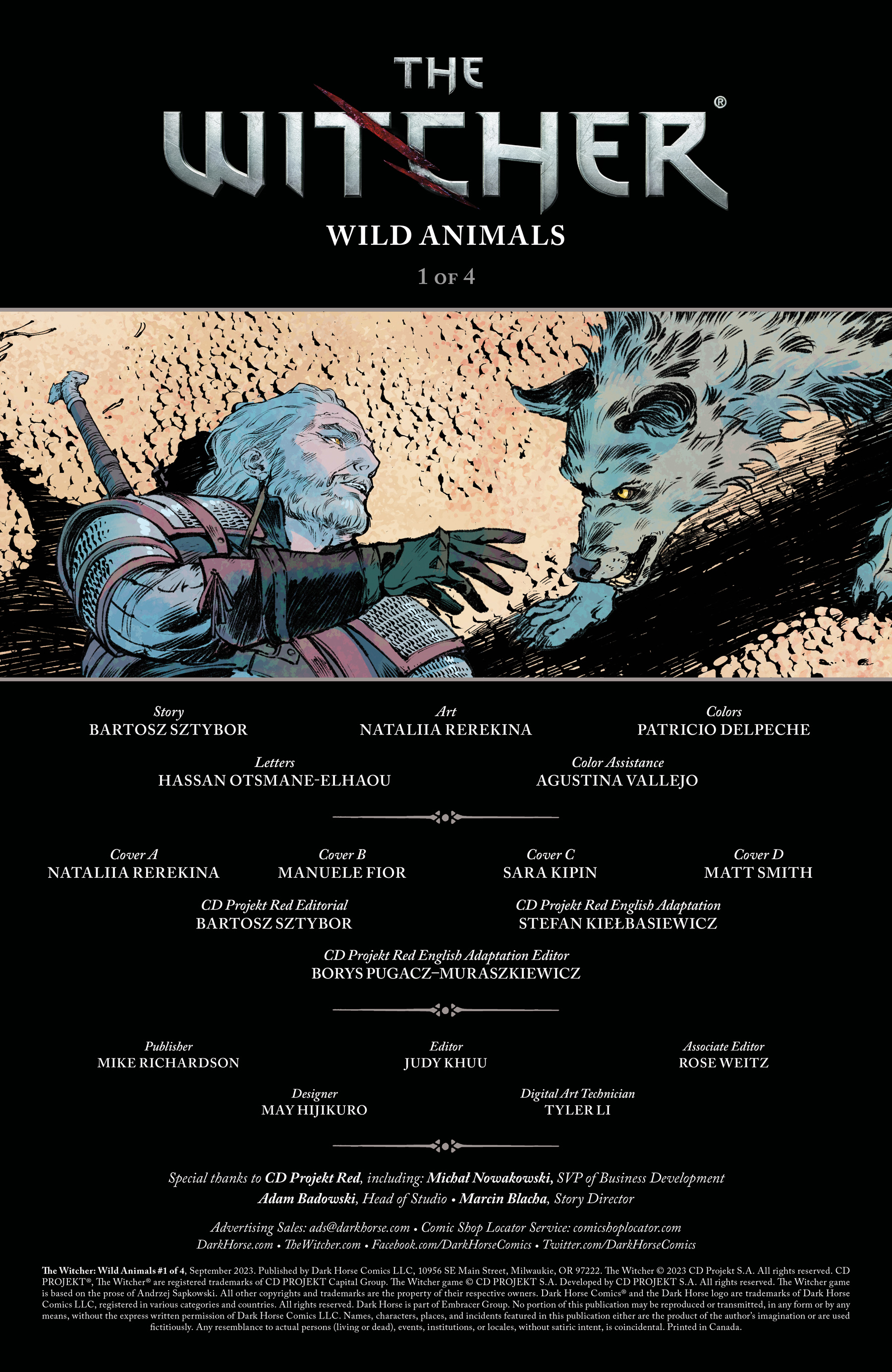 The Witcher: Wild Animals (2023-) issue 1 - Page 2