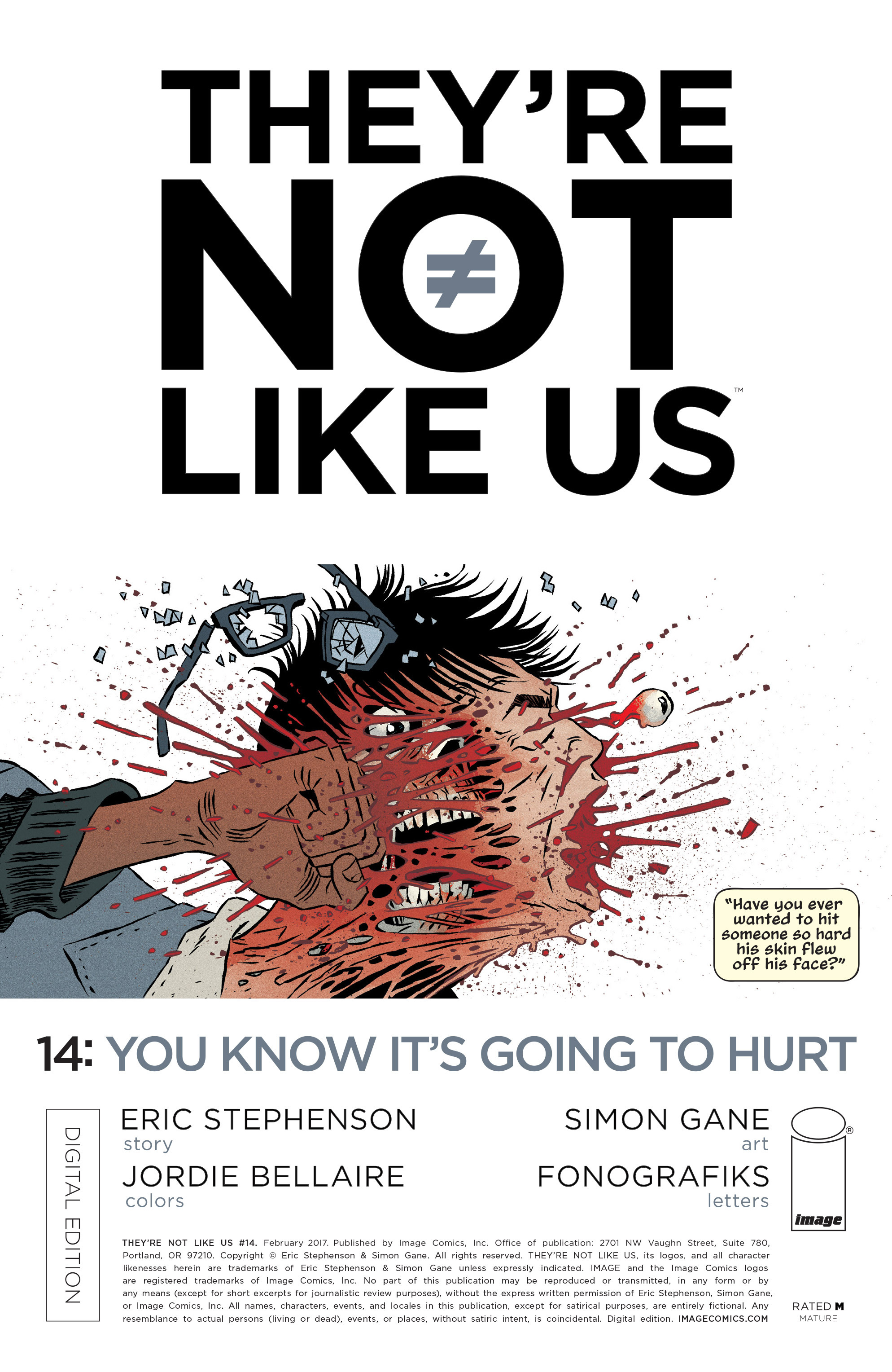 They&#039;re Not Like Us (2014-)-They're Not Like Us (2014-) #14