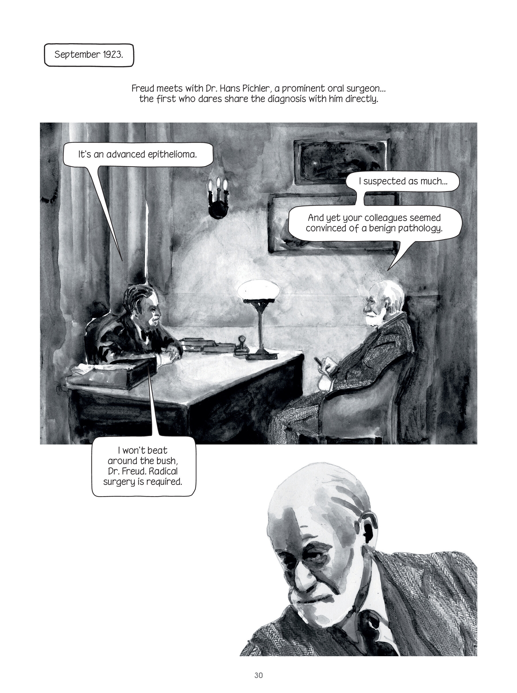 Through Clouds of Smoke: Freud's Final Days (2023) issue 1 - Page 30