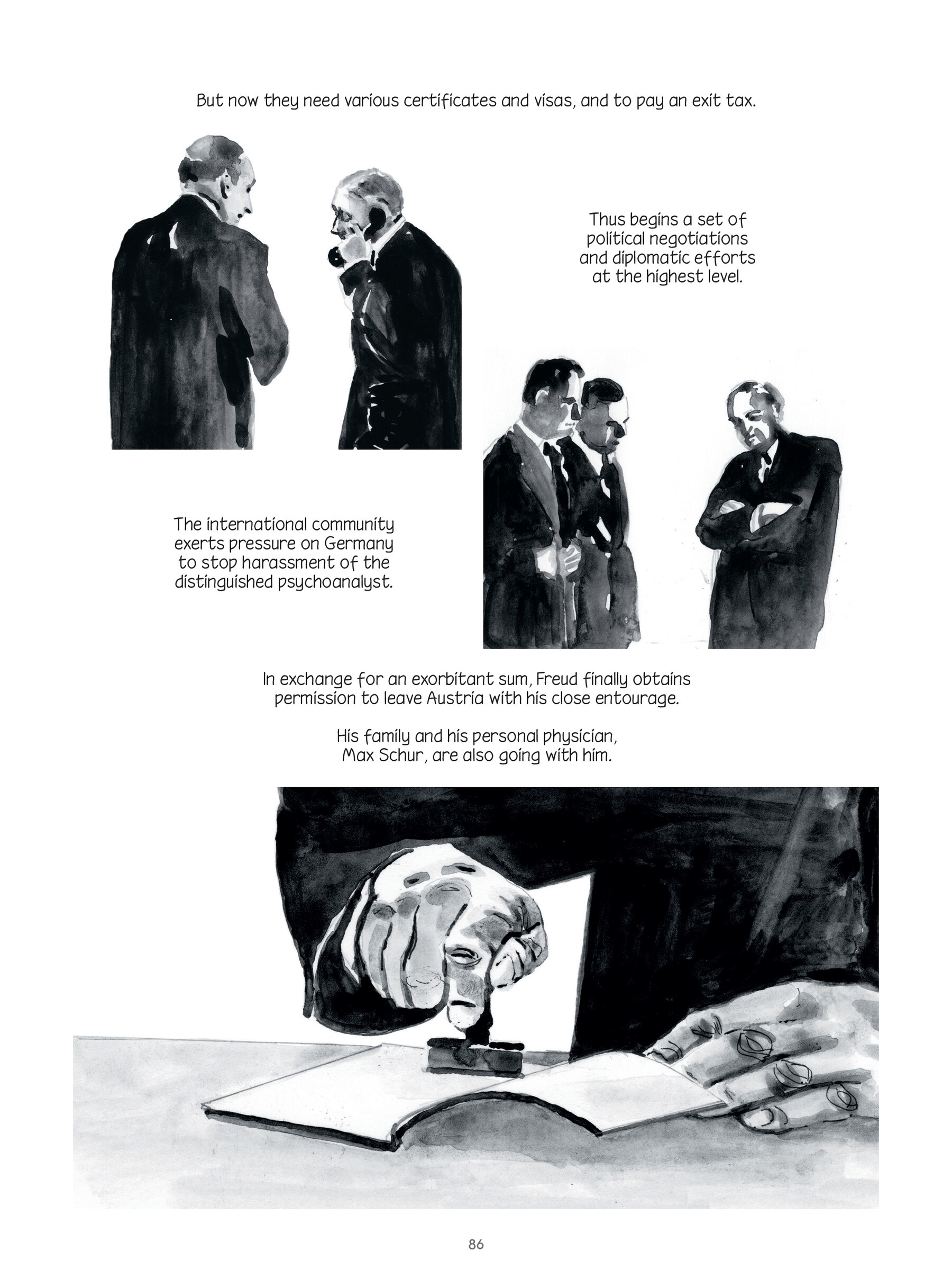 Through Clouds of Smoke: Freud's Final Days (2023) issue 1 - Page 85