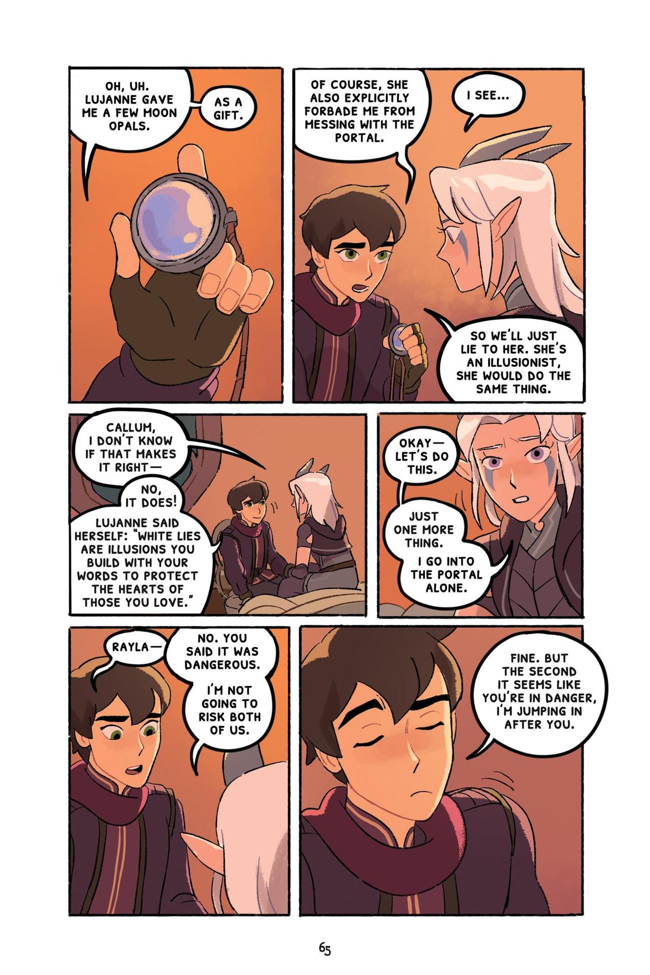 Through the Moon: The Dragon Prince Graphic Novel (2020) issue 1 - Page 69