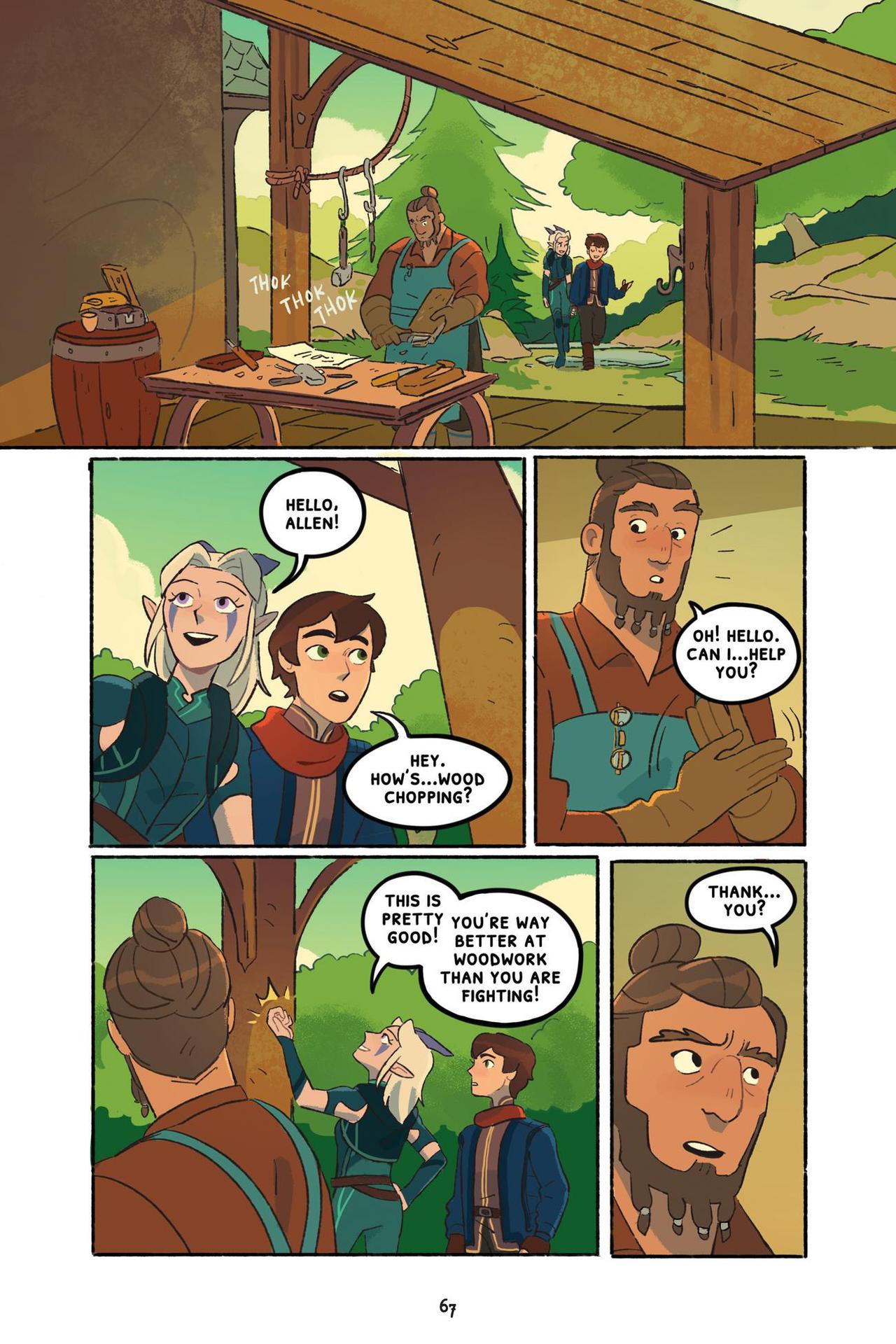 Through the Moon: The Dragon Prince Graphic Novel (2020) issue 1 - Page 71